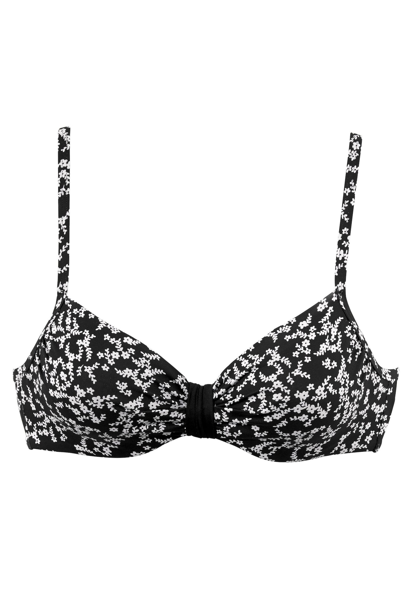 LASCANA Sutien costum de baie Meadow  negru