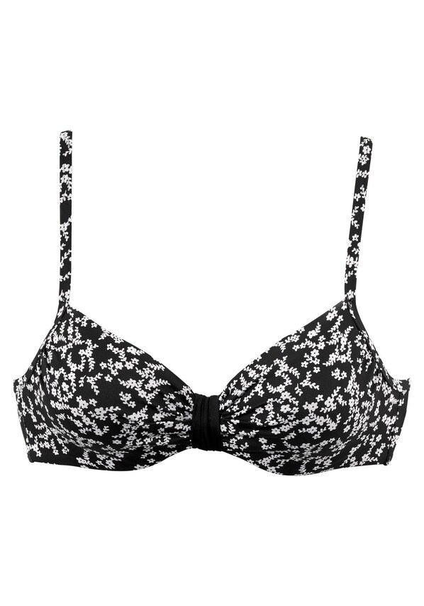 LASCANA, Bikini felső 'Meadow', fekete, 1 kép a 4 közül