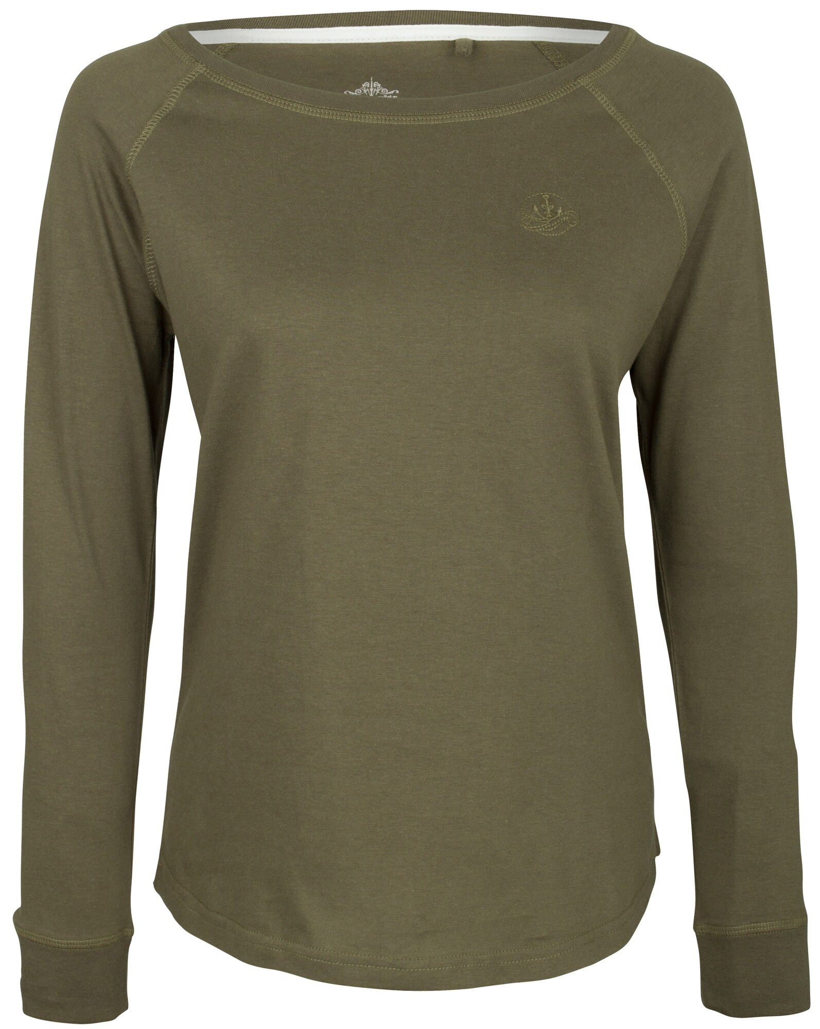 Dreimaster Dames Shirt Olijfgroen dreimaster kopen in de aanbieding