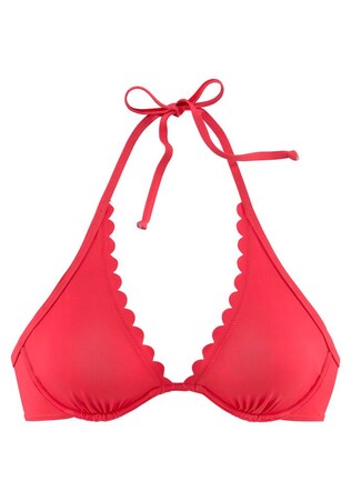 LASCANA, Bikini felső 'Scallop', rózsaszín