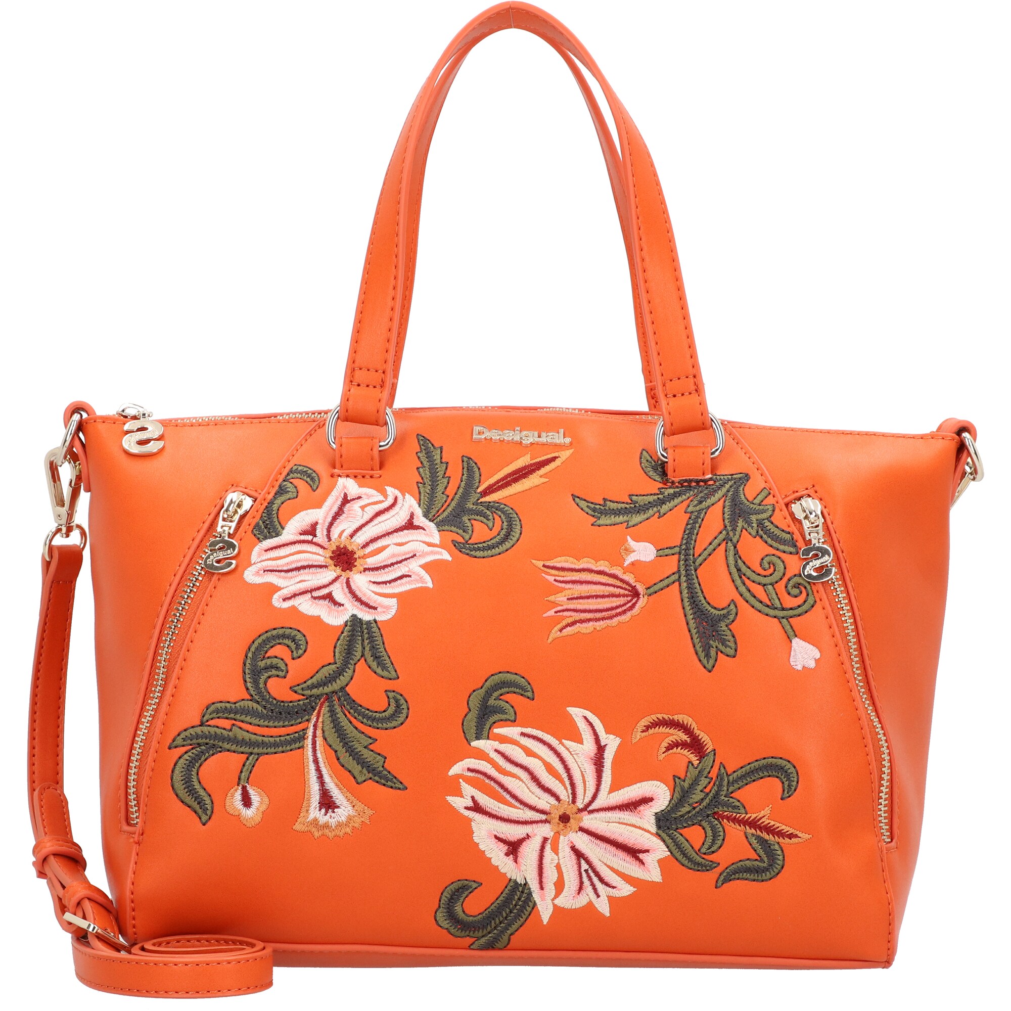 Desigual Dames Handtas Orangina Piadena Gemengde Kleuren Sinaasappel desigual kopen in de aanbieding