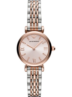 Emporio Armani Reloj analógico  oro rosa / plata