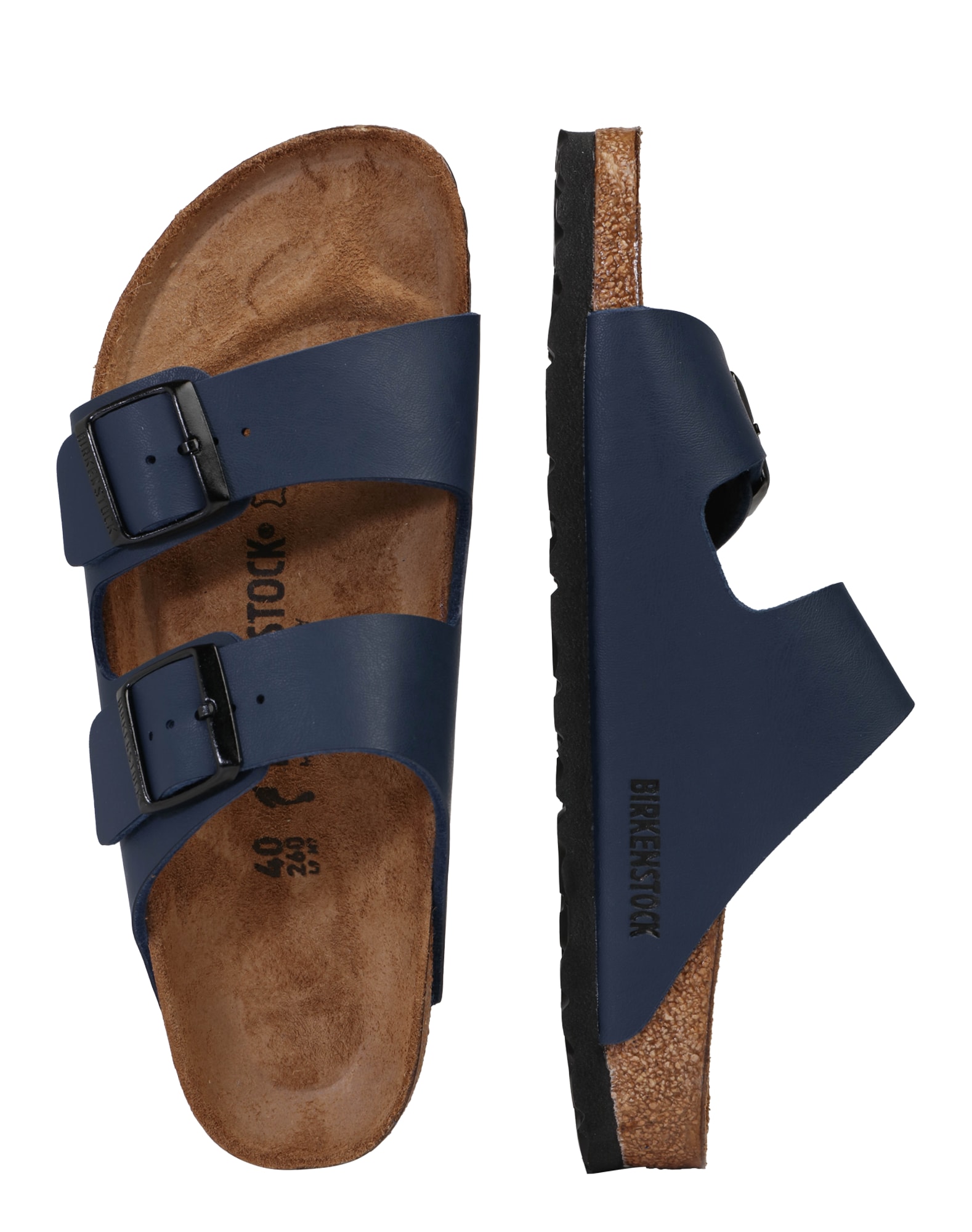 BIRKENSTOCK Papucs 'Arizona'  éjkék termék 2. képe
