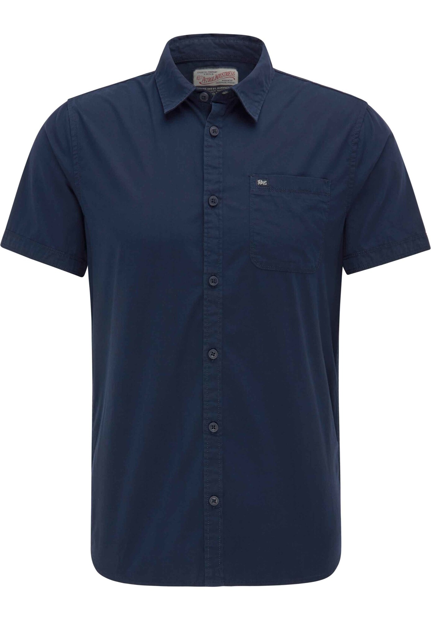 Petrol Industries Heren Overhemd Donkerblauw petrol industries kopen in de aanbieding