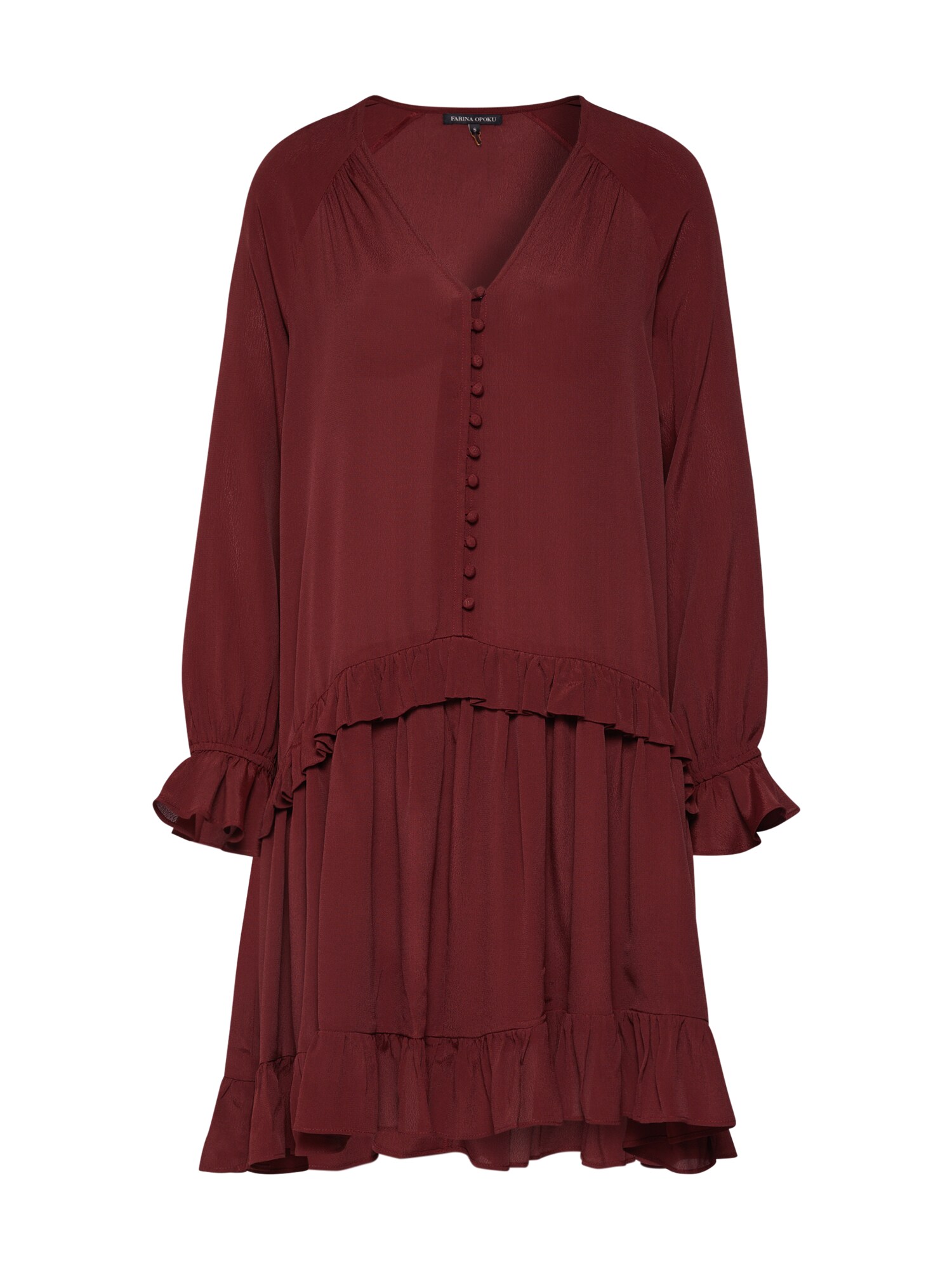 Farina Opoku Palaidinės tipo suknelė 'Priya'  rūdžių raudona / vyno raudona spalva