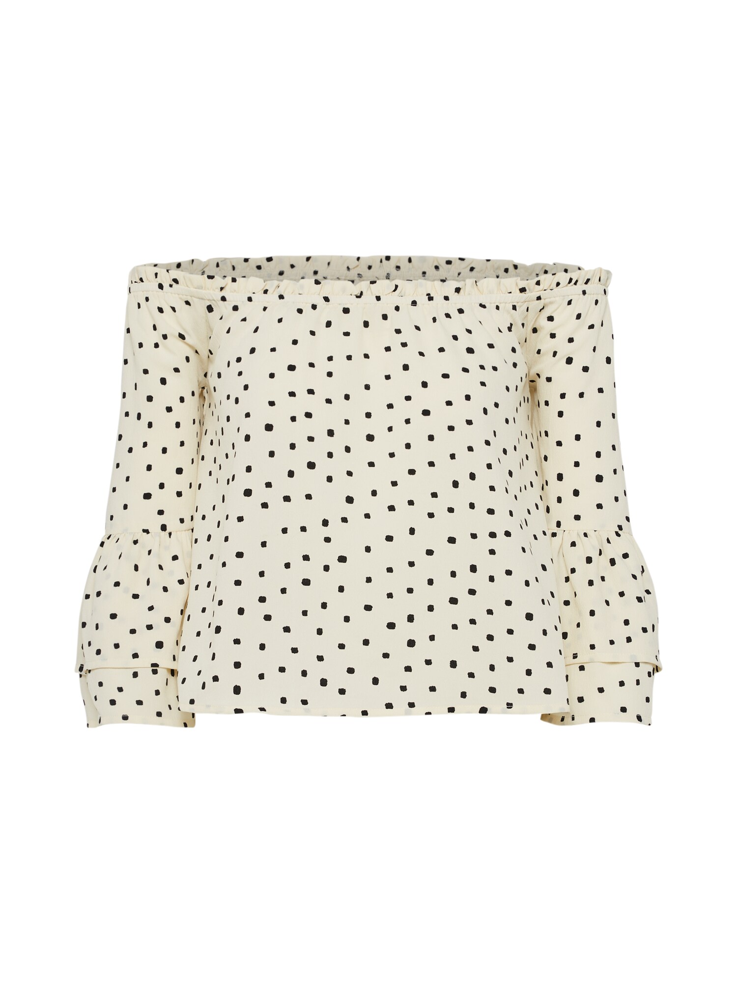 Amuse Society Dames Shirt Creme Zwart amuse society kopen in de aanbieding