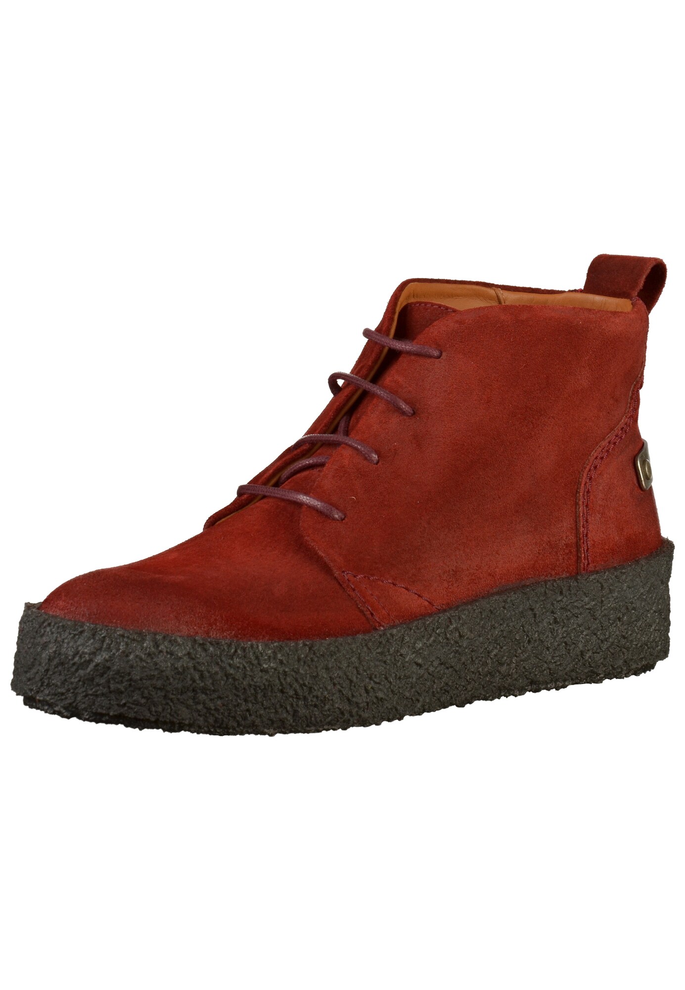 Shabbies Amsterdam Dames Veterlaarsjes Rood Zwart shabbies amsterdam kopen in de aanbieding