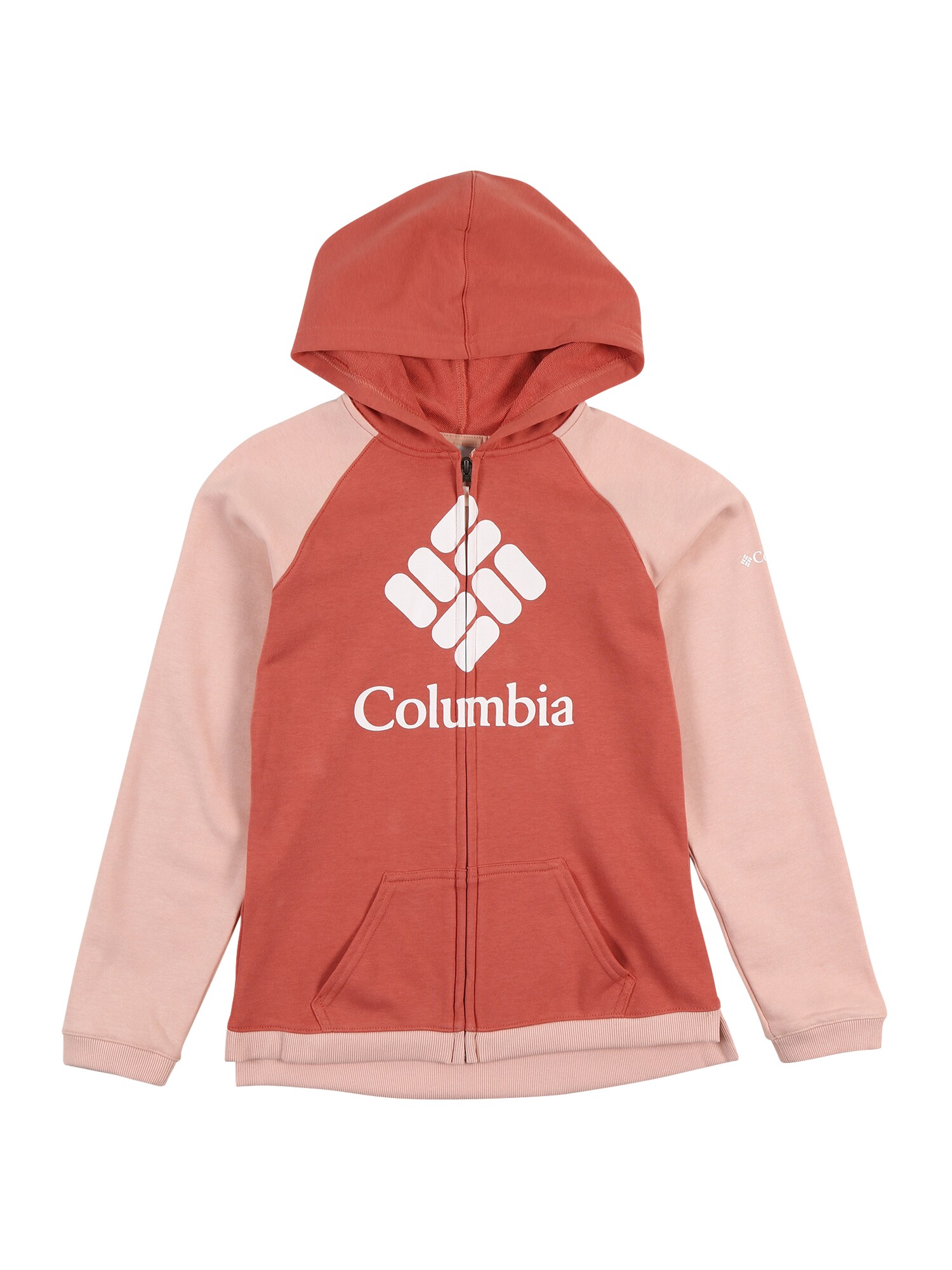 COLUMBIA Sportinis džemperis  balta / raudona / rožinė