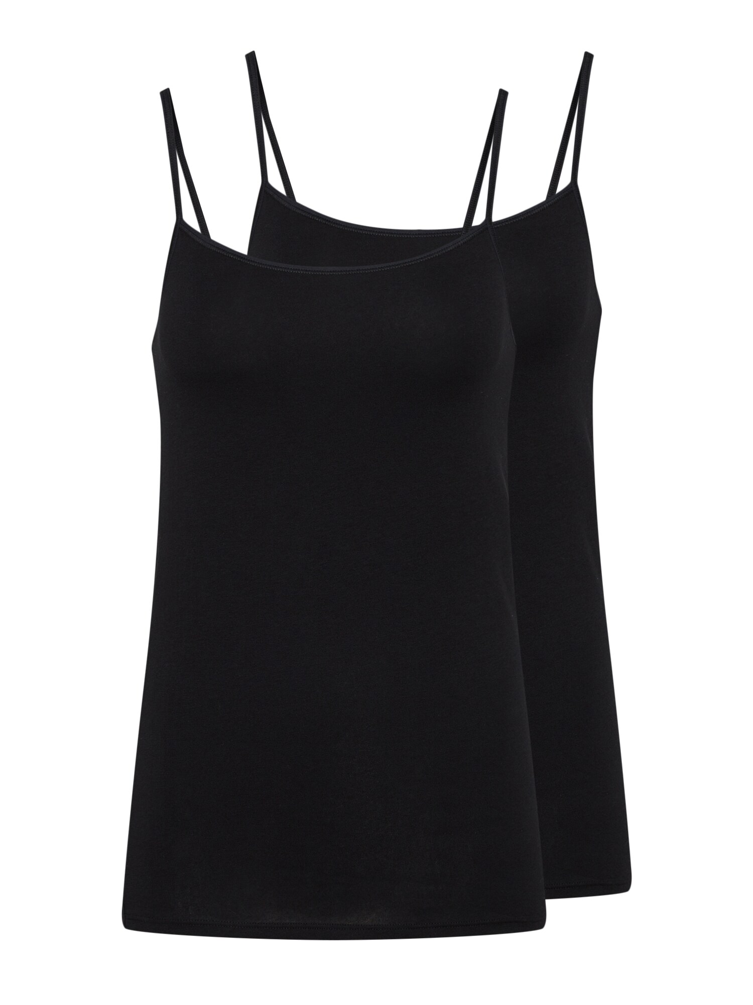 Schiesser Dames Onderhemd 2Er Pack Zwart schiesser kopen in de aanbieding