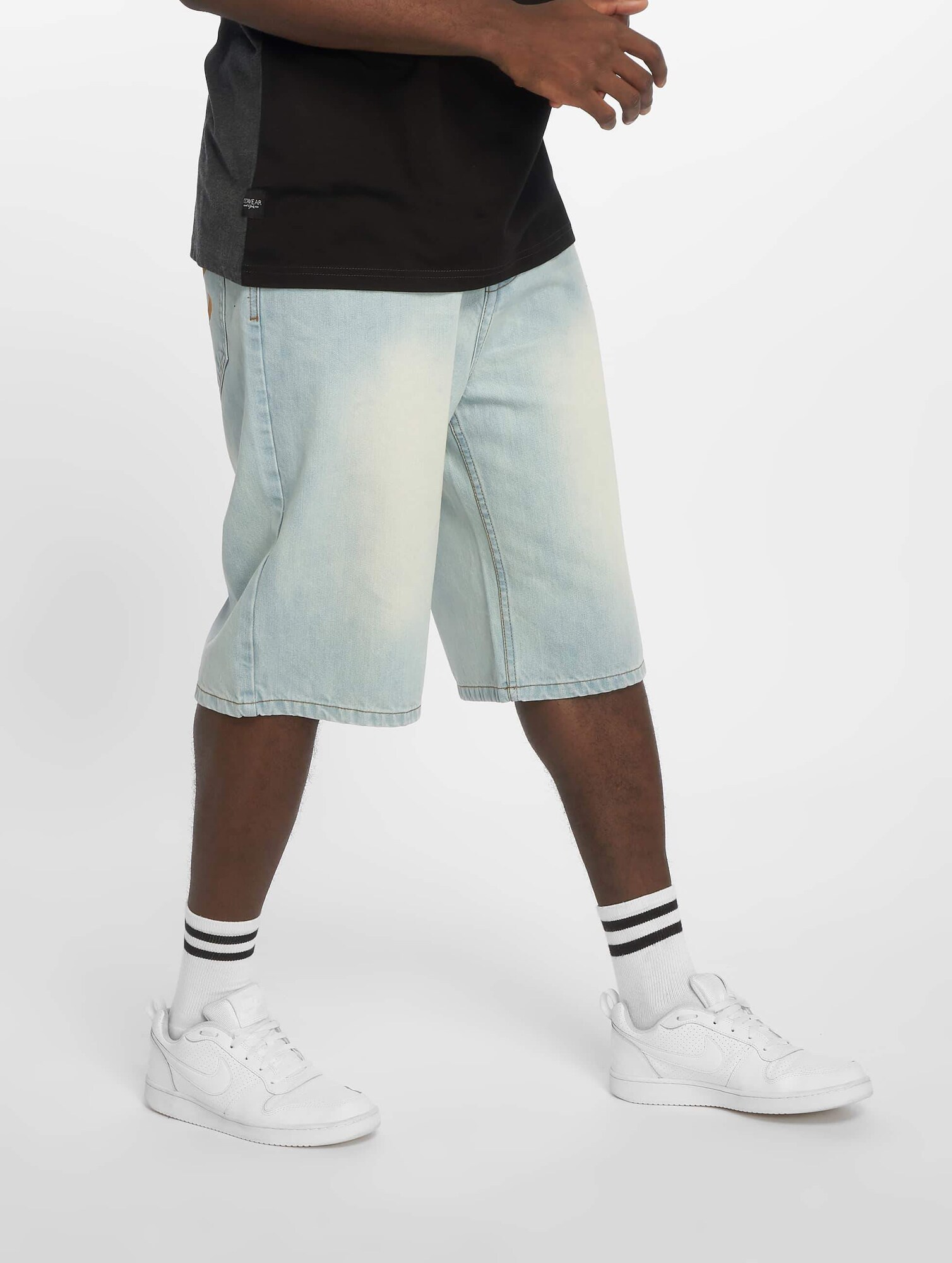 ROCAWEAR Nohavice 'Fri' modrá denim (obrázok 4)