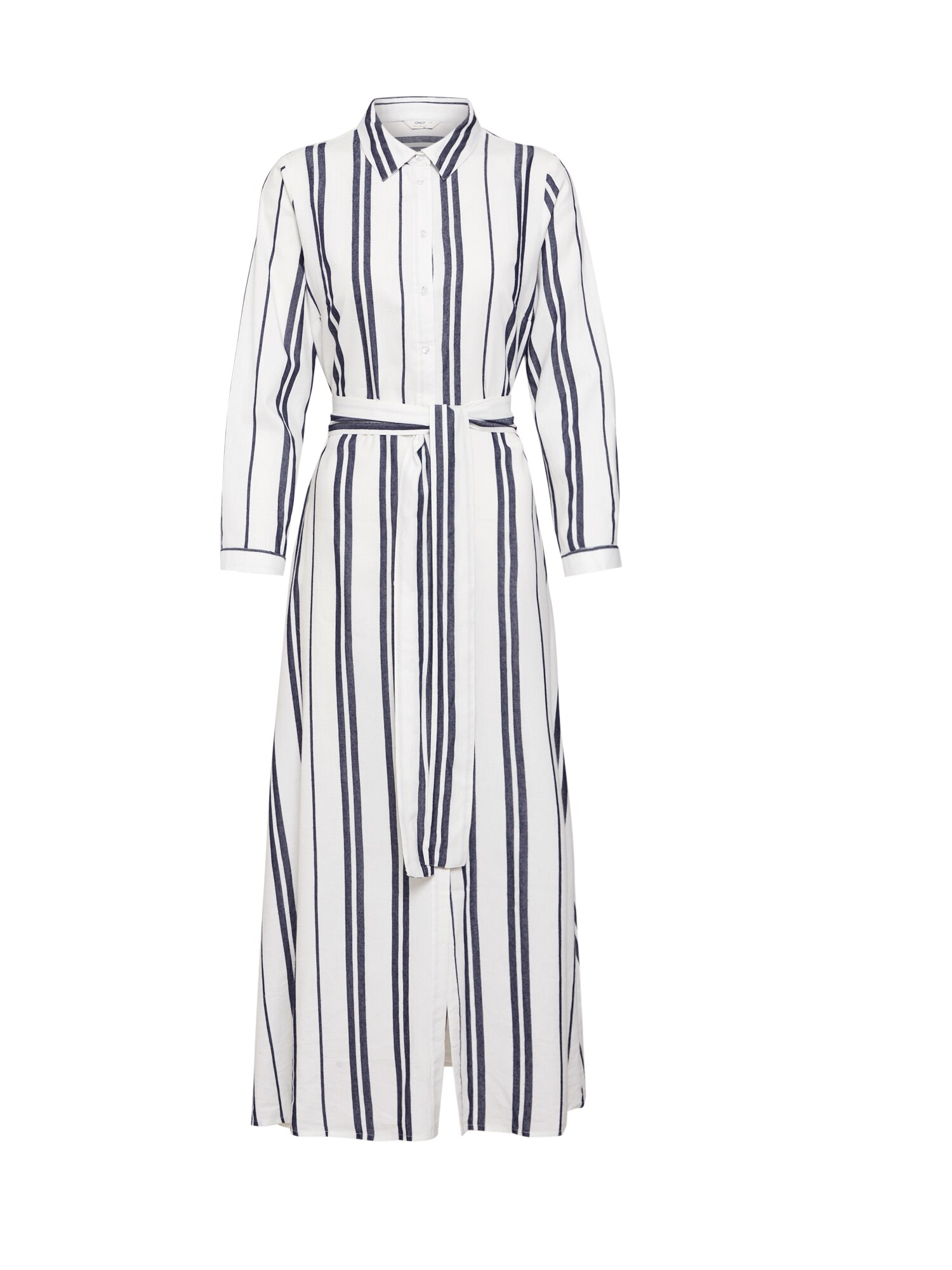 ONLY Kleider onlNADYA 7/8 SLEEVE STRIPE DNM DRESS weiß