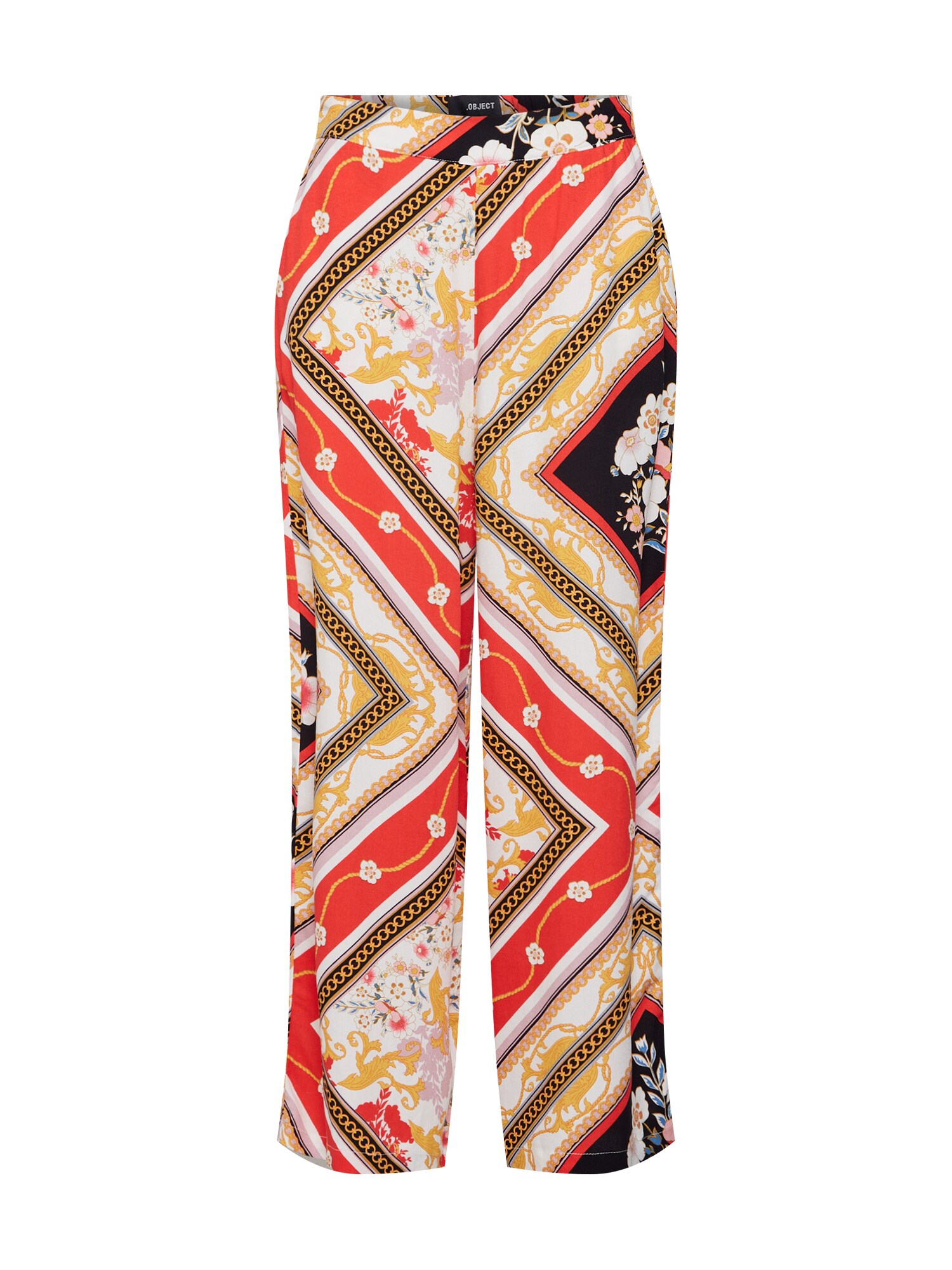 Object Dames Broek Dina Gemengde Kleuren Rood object kopen in de aanbieding