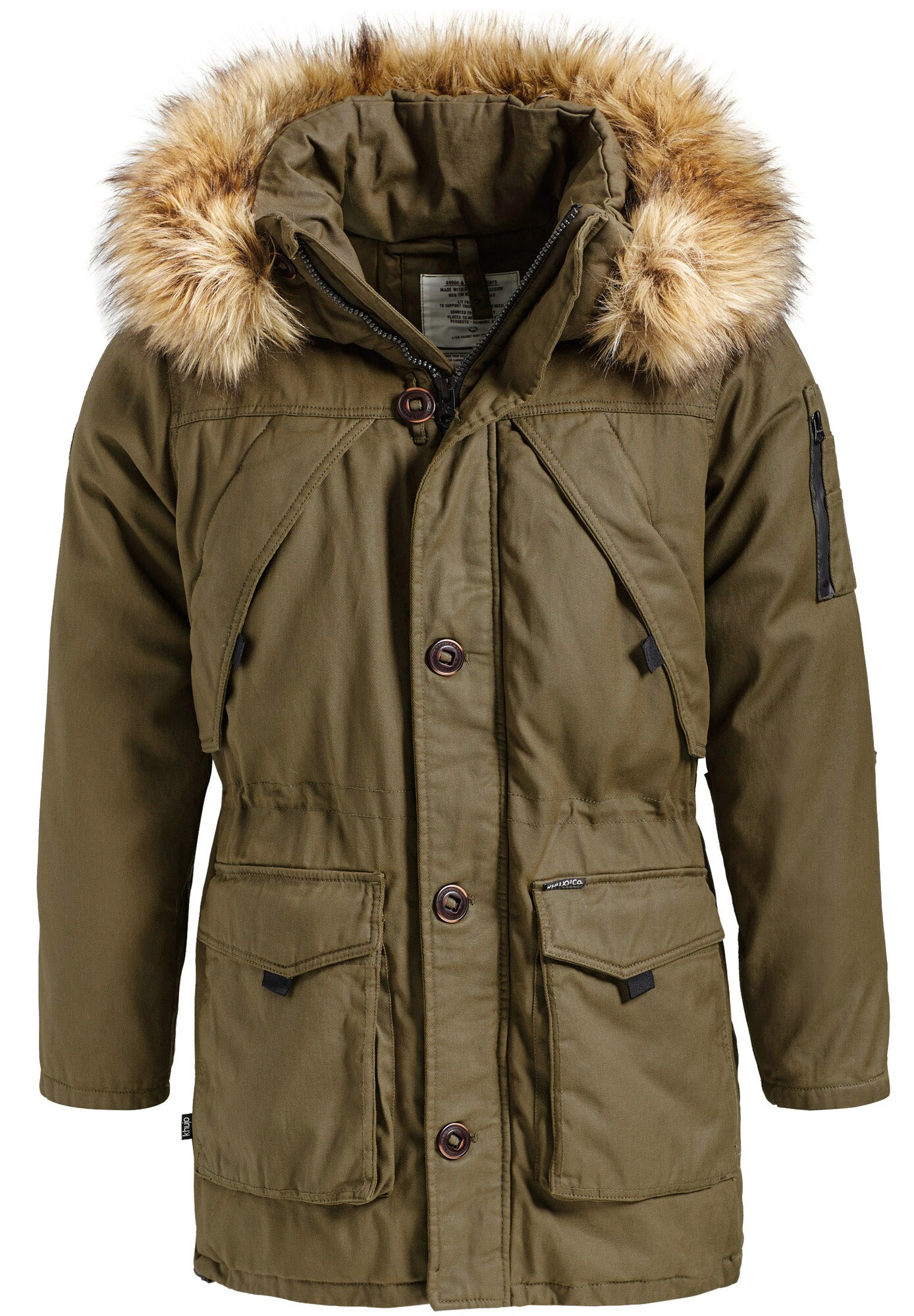 Khujo Heren Winterjas Penn Kaki khujo kopen in de aanbieding