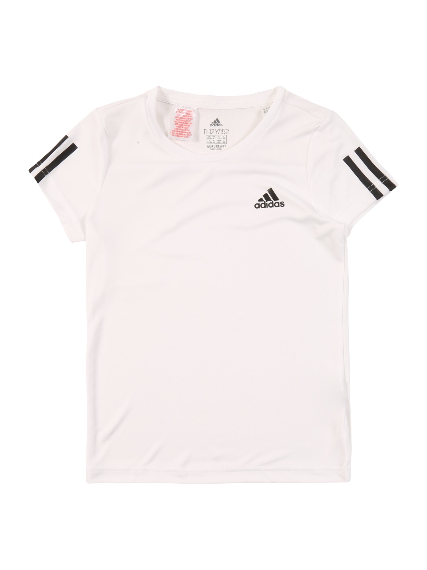 ADIDAS PERFORMANCE Sportiniai marškinėliai 'Young Girl'  balta / juoda