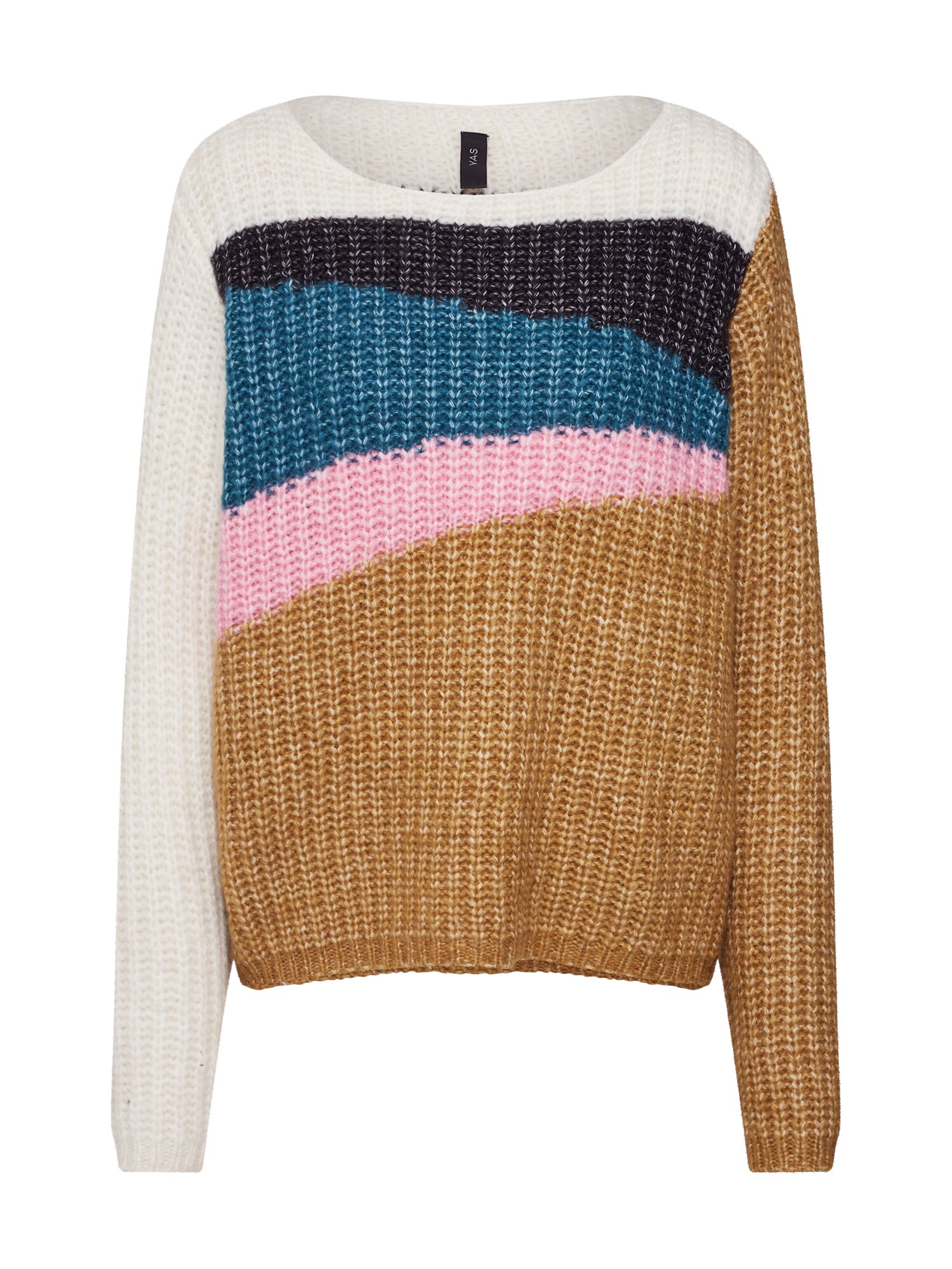 Yas Dames Trui Baila Hemelsblauw Lichtbruin Lichtroze Zwart Wit yas kopen in de aanbieding