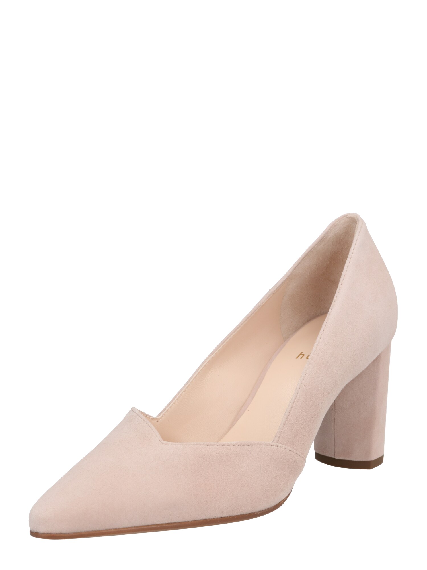 Hogl Dames Pumps Block Heel Nude hogl kopen in de aanbieding