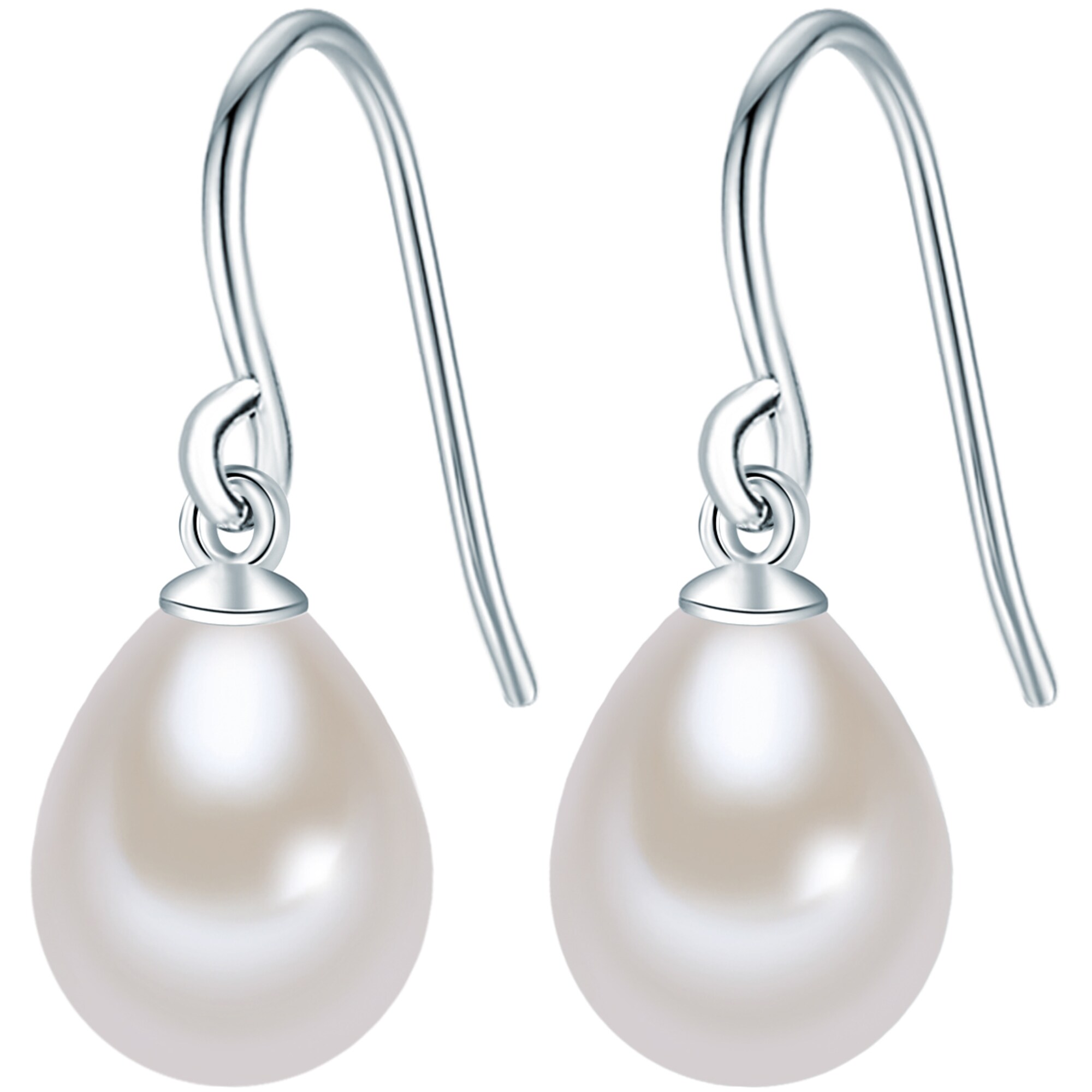 Valero Pearls Oorbellen Zilver / Parelwit
