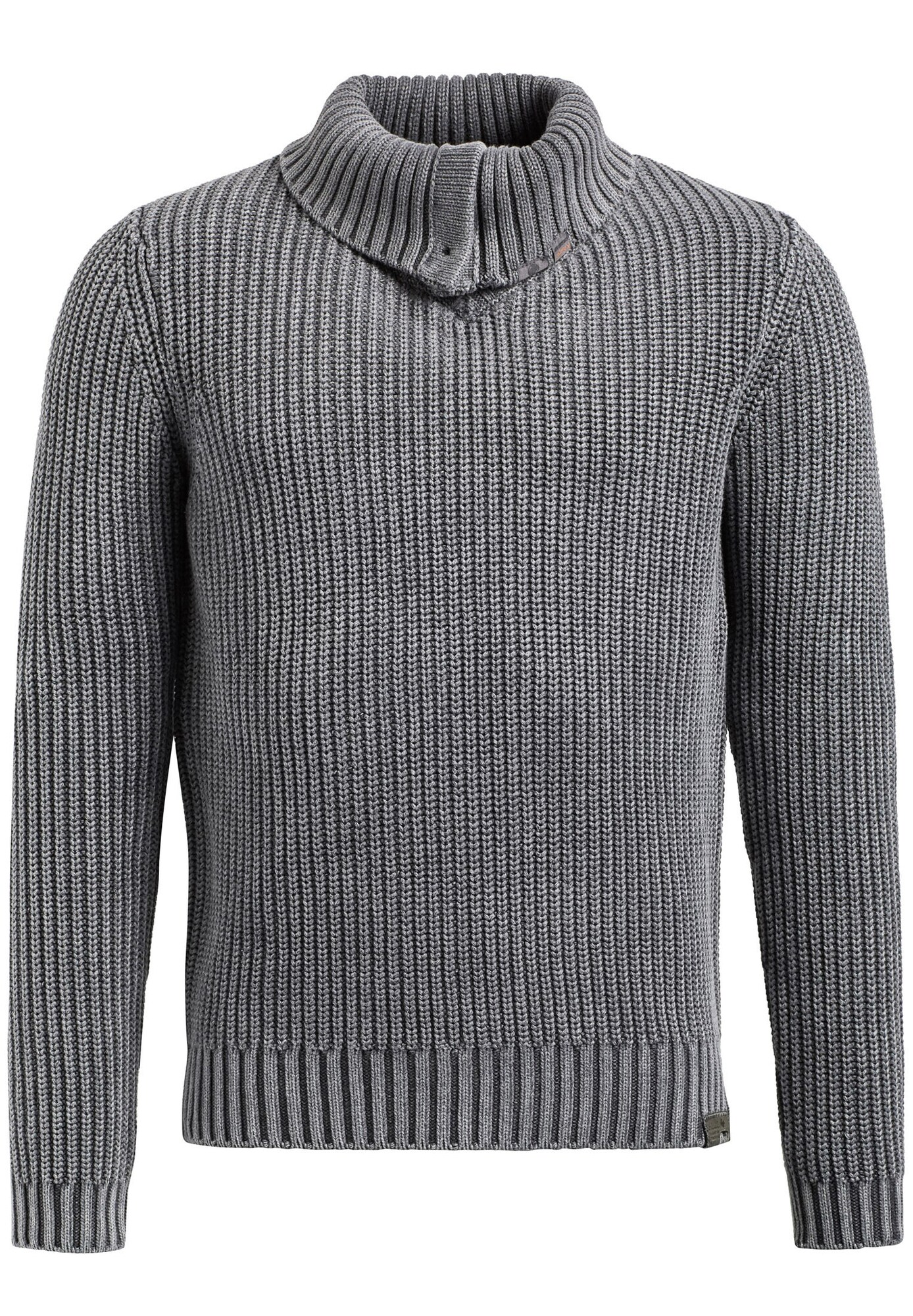 Khujo Heren Trui Tilden Antraciet khujo kopen in de aanbieding