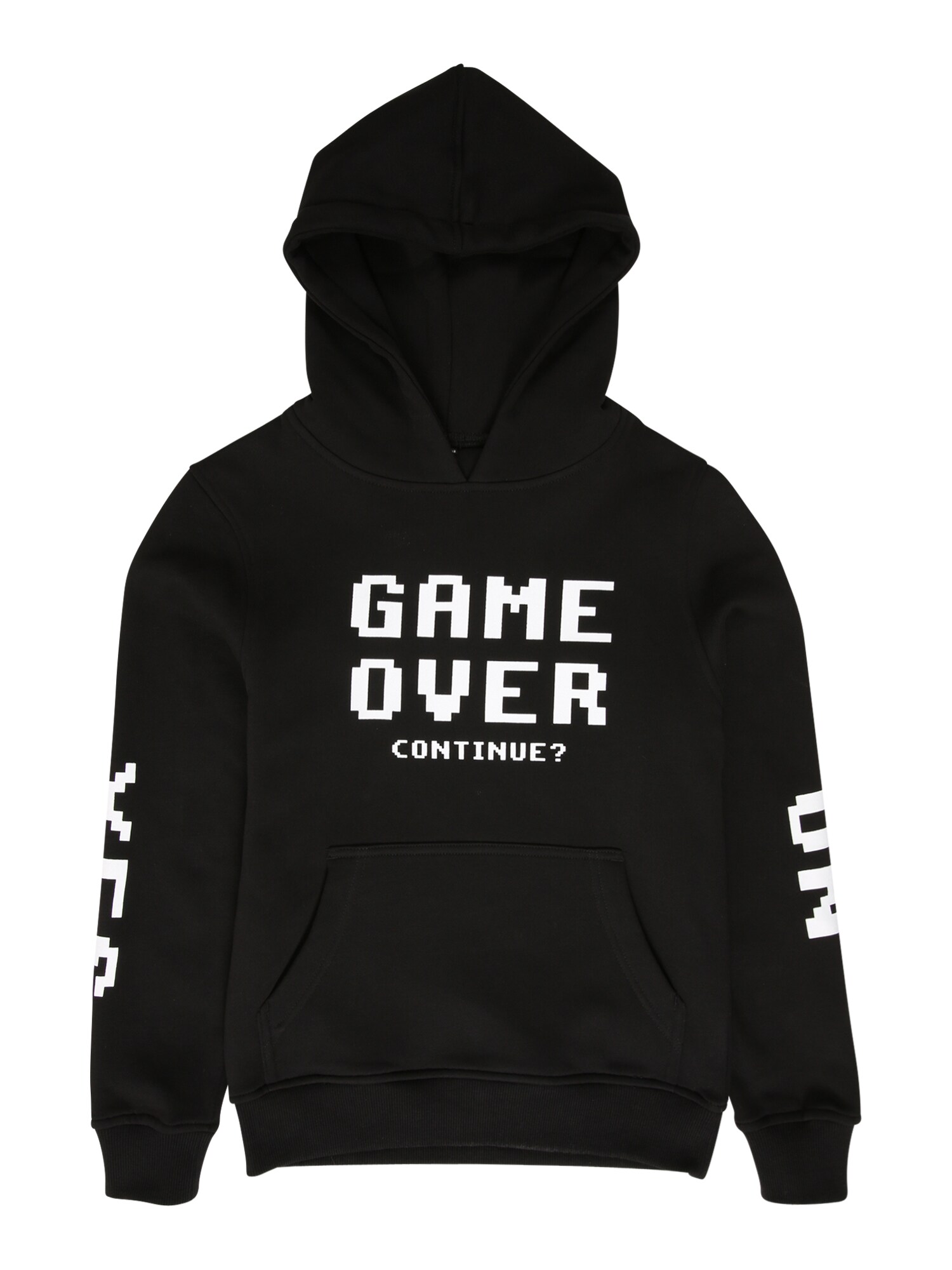 Mister Tee Megztinis be užsegimo 'Game Over'  juoda / balta