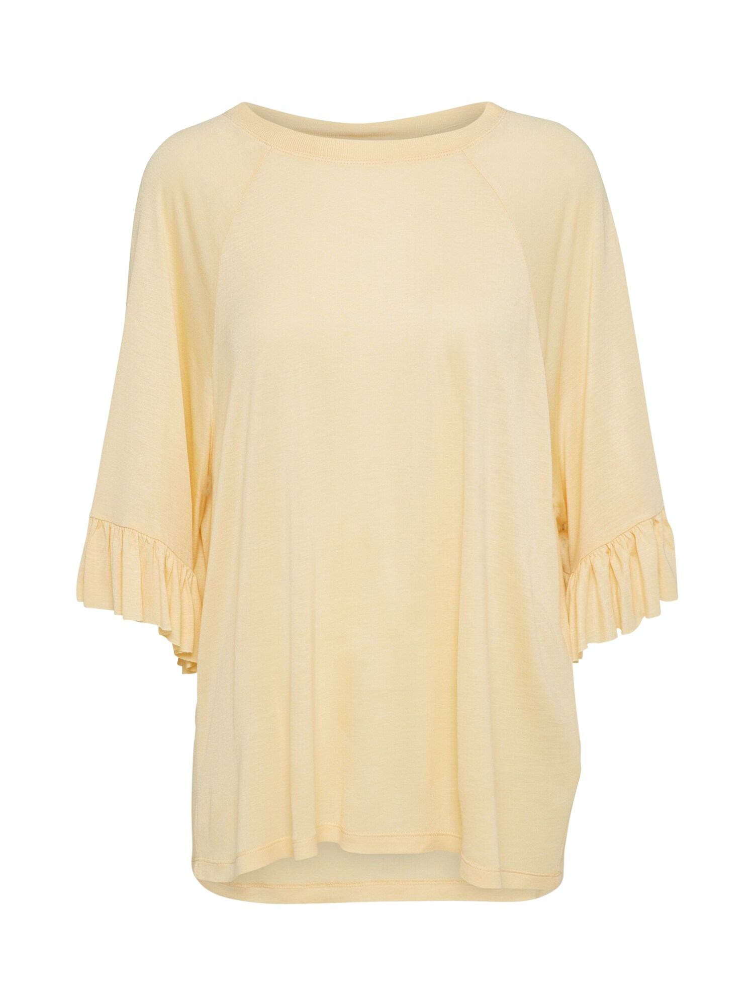 Review Dames Shirt Volant Geel review kopen in de aanbieding