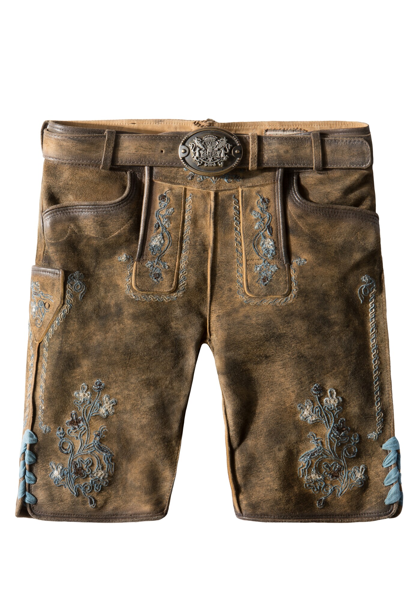 STOCKERPOINT Kelnės su tradiciniais raštais 'Michel' ruda
