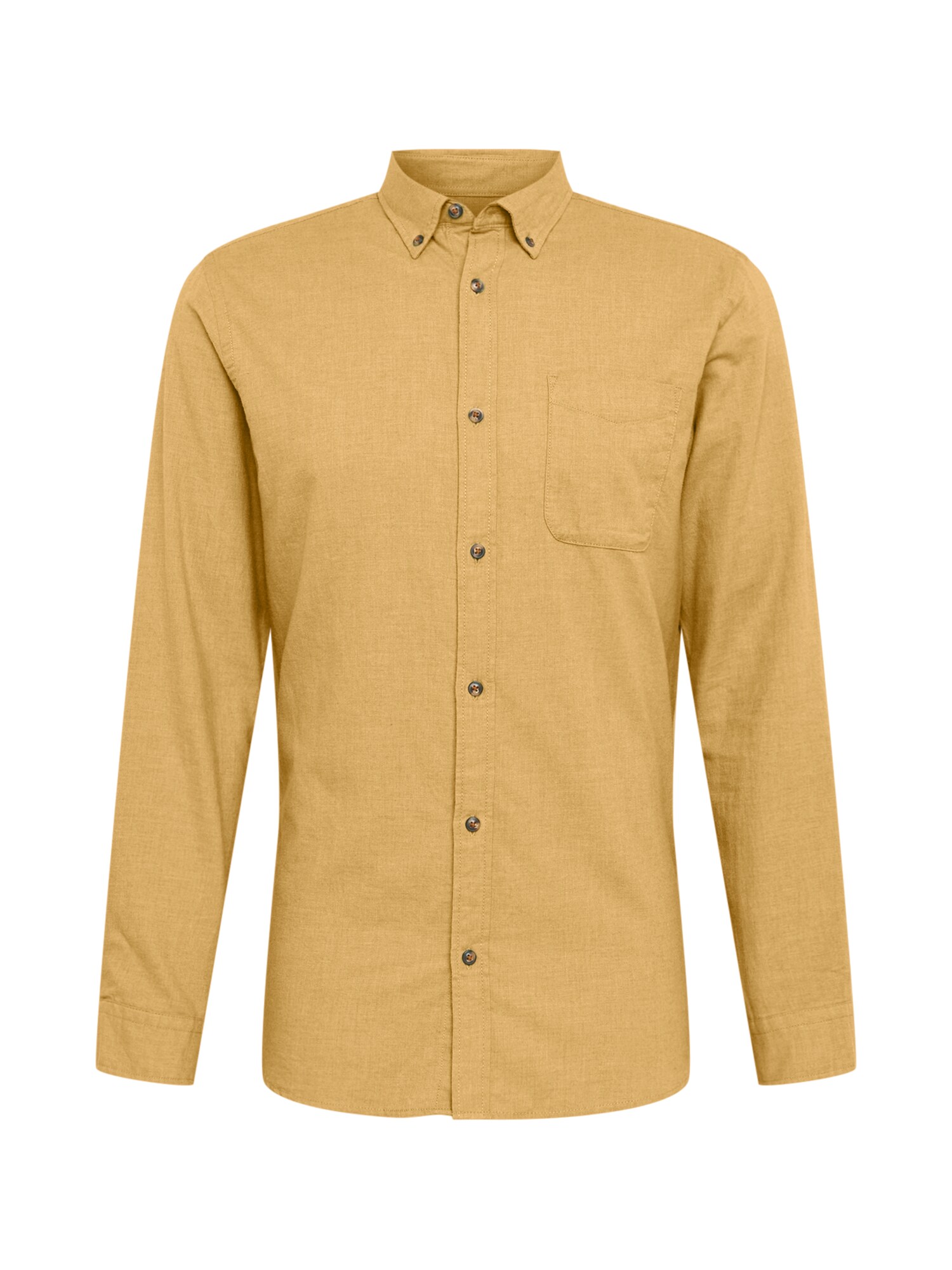 JACK & JONES Dalykiniai marškiniai  tamsiai geltona