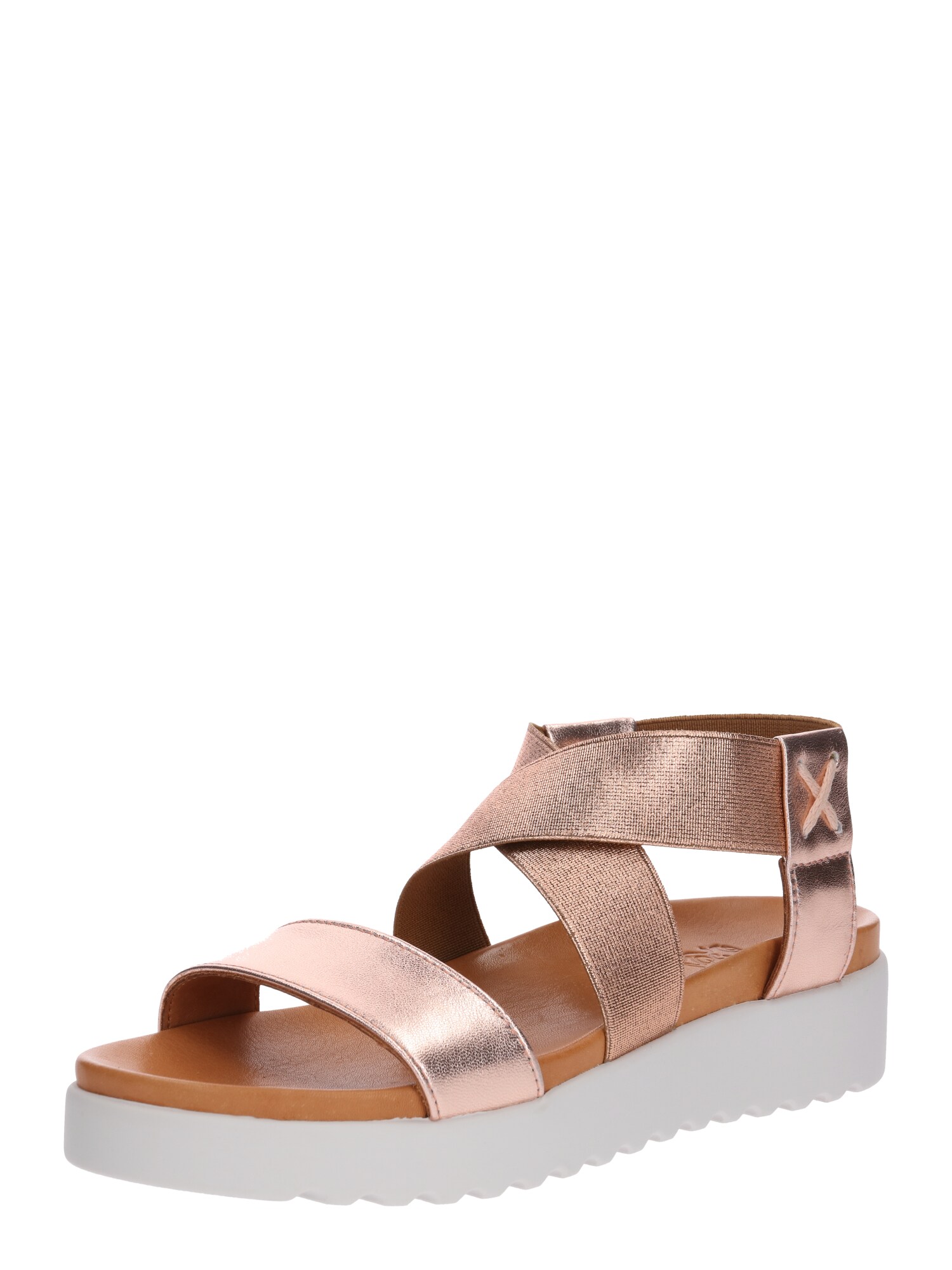 Apple Of Eden Dames Sandalen Met Riem Deia Rose Goud apple of eden kopen in de aanbieding