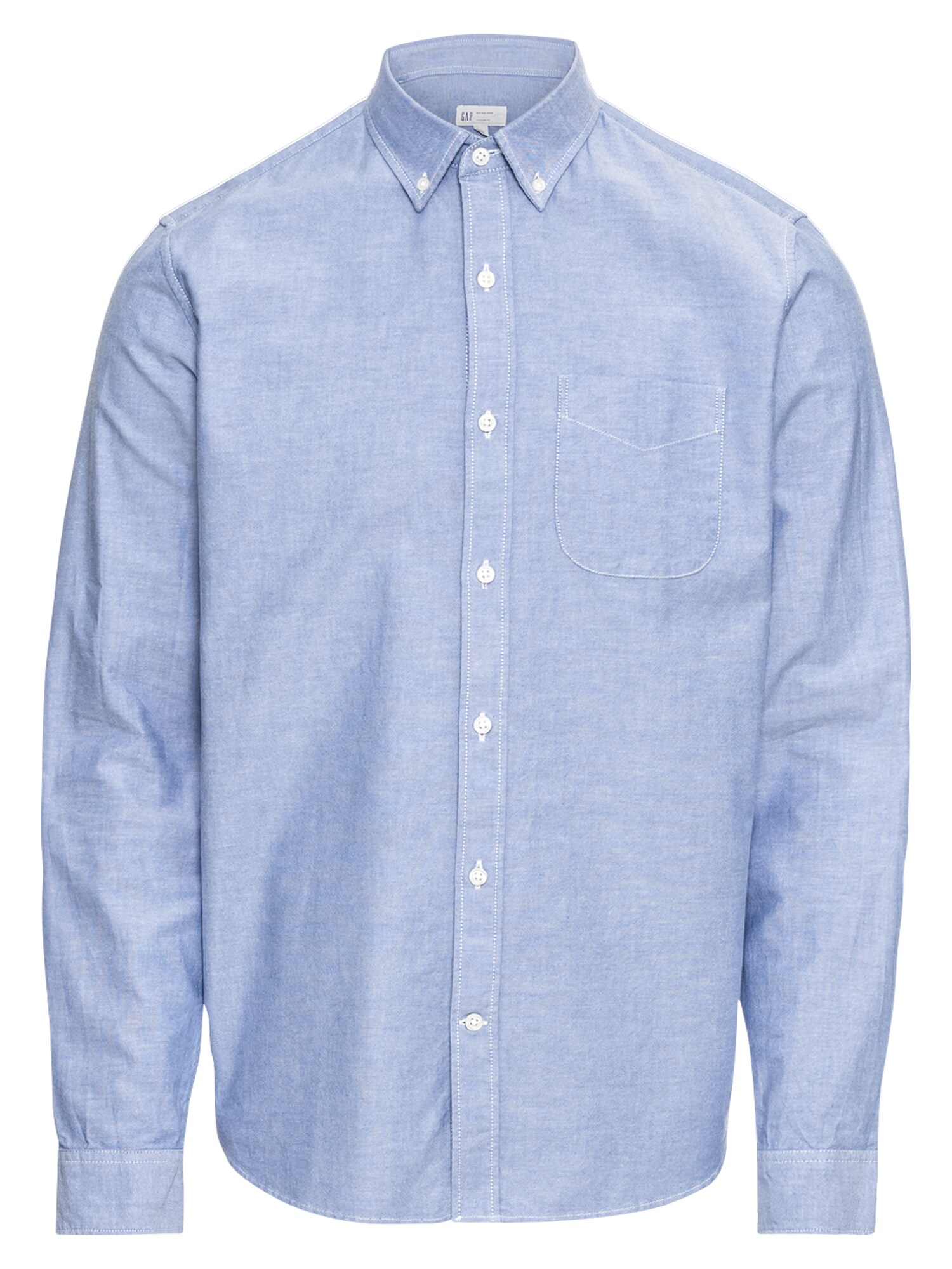 GAP Dalykiniai marškiniai 'V-OXFORD STANDARD'  šviesiai mėlyna