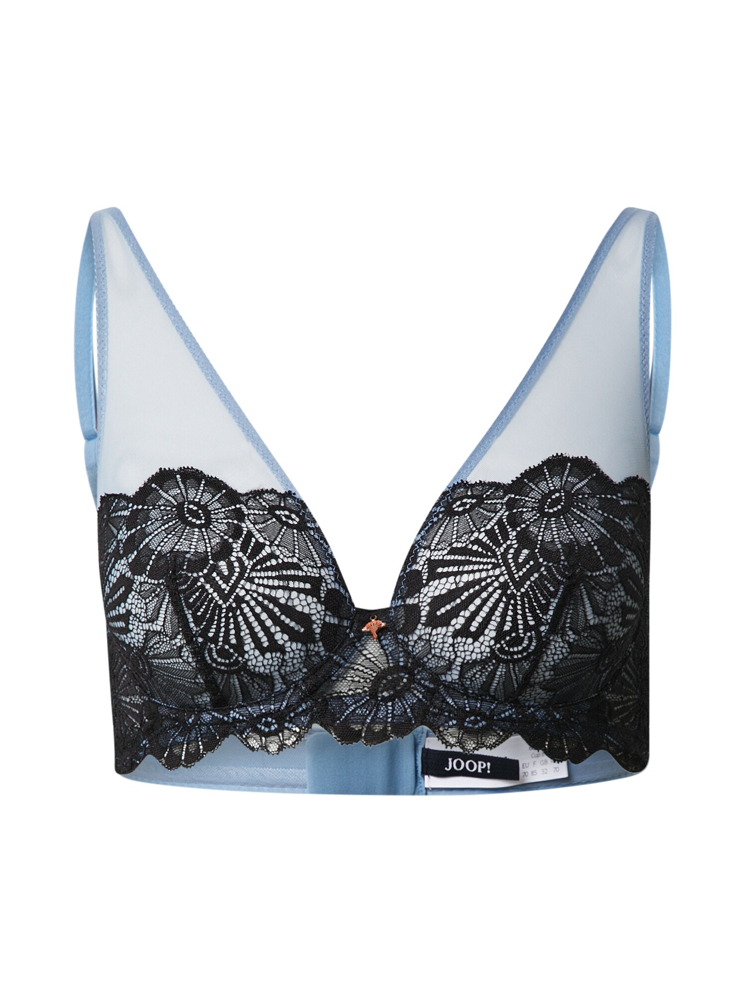 JOOP! Bodywear Liemenėlė 'Apex'  juoda / mėlyna dūmų spalva