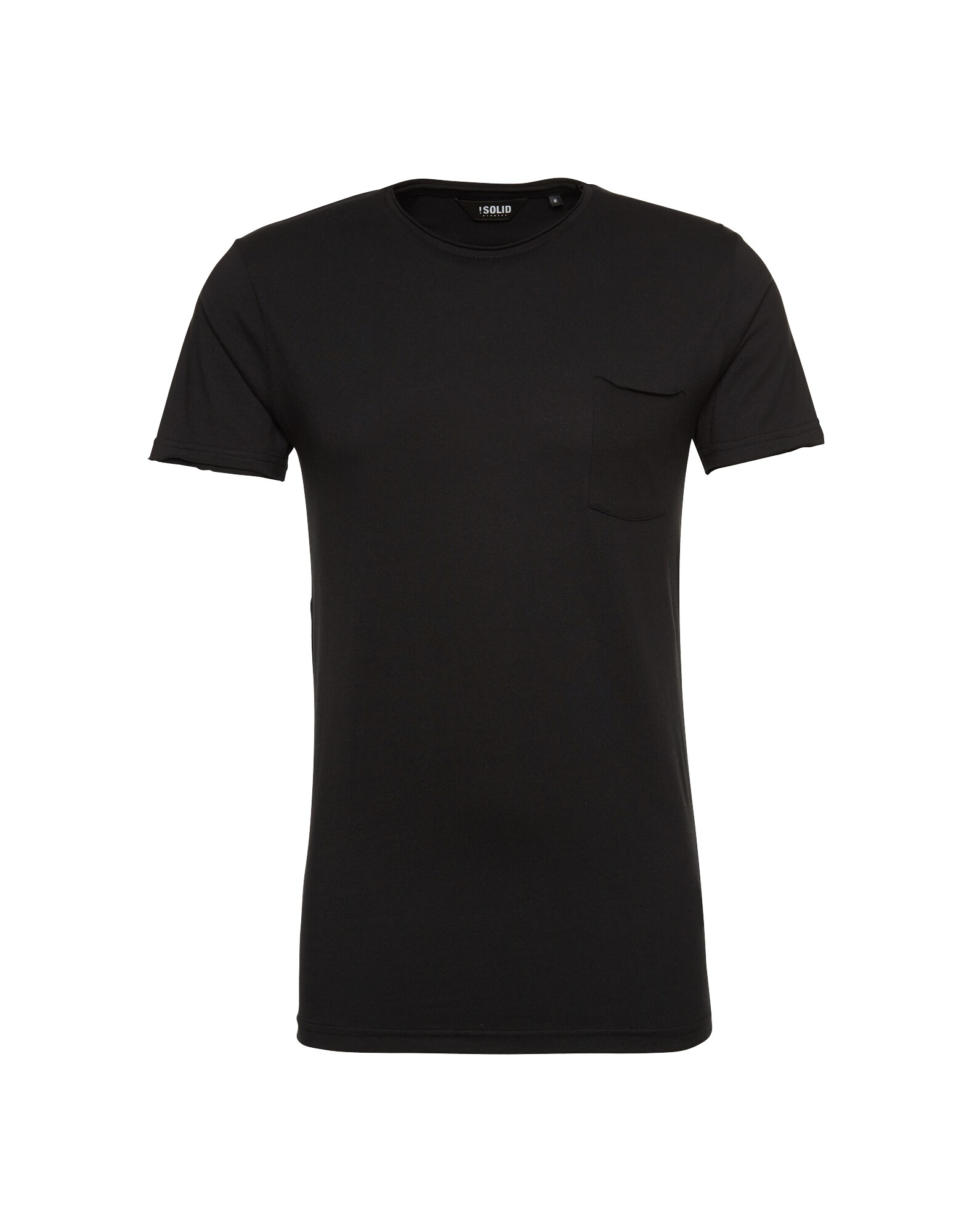 Solid Heren Shirt Gaylin Zwart solid kopen in de aanbieding
