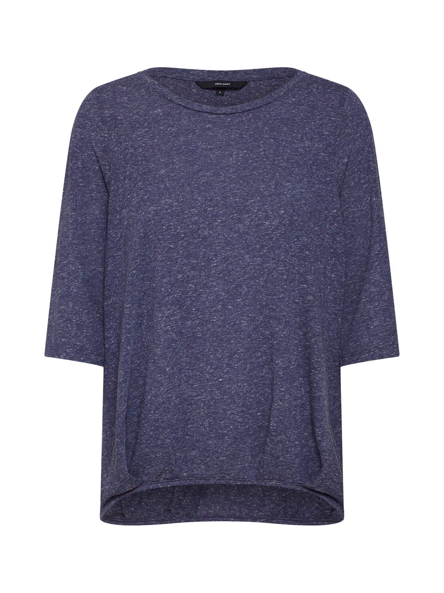 Vero Moda Dames Shirt Vmlea Lua 3 4 Fold Up Top Jrs Lcs Blauw vero moda kopen in de aanbieding
