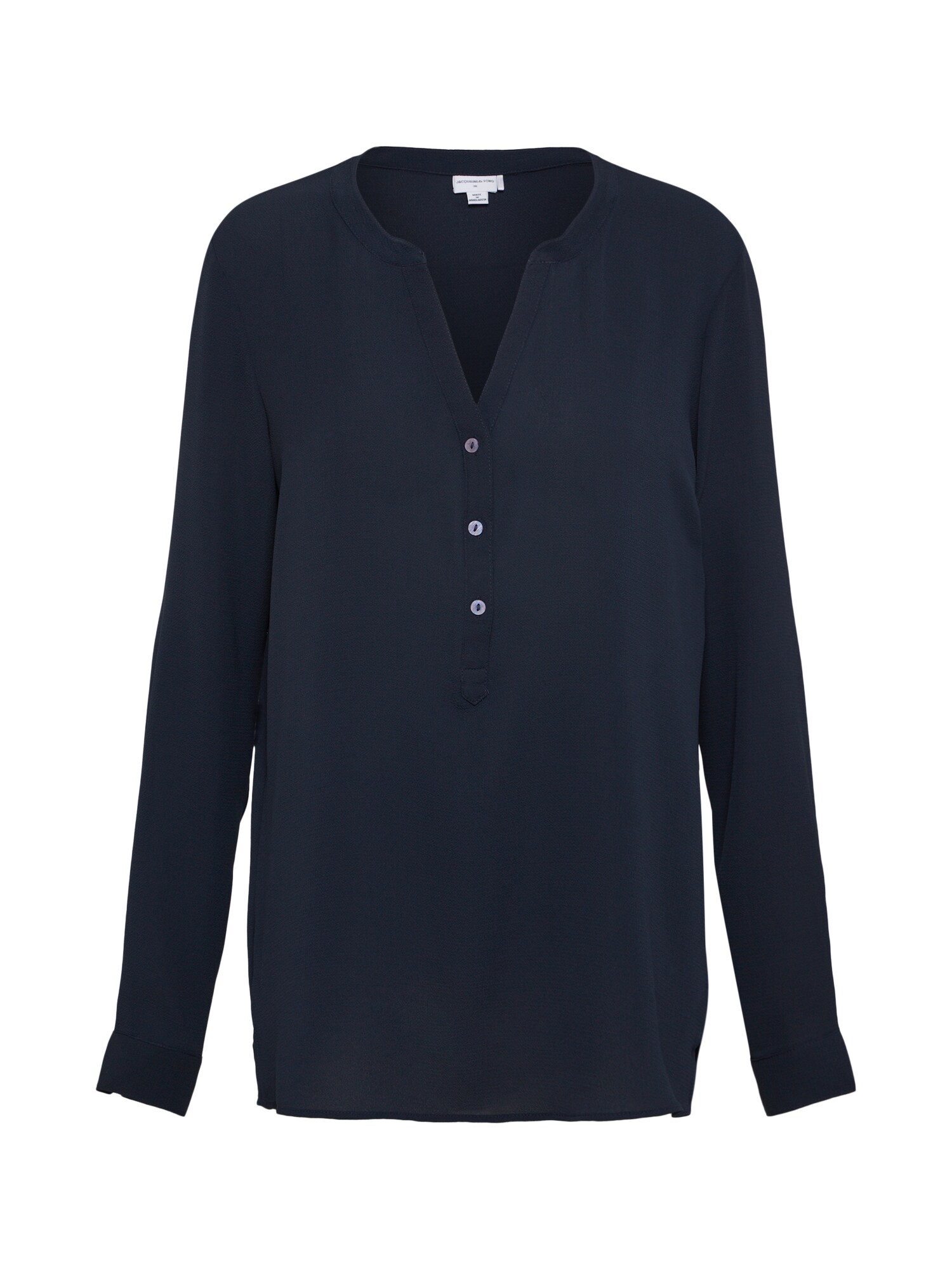 Jacqueline De Yong Dames Blouse Jdytrack Ls Wvn Noos Navy jacqueline de yong kopen in de aanbieding