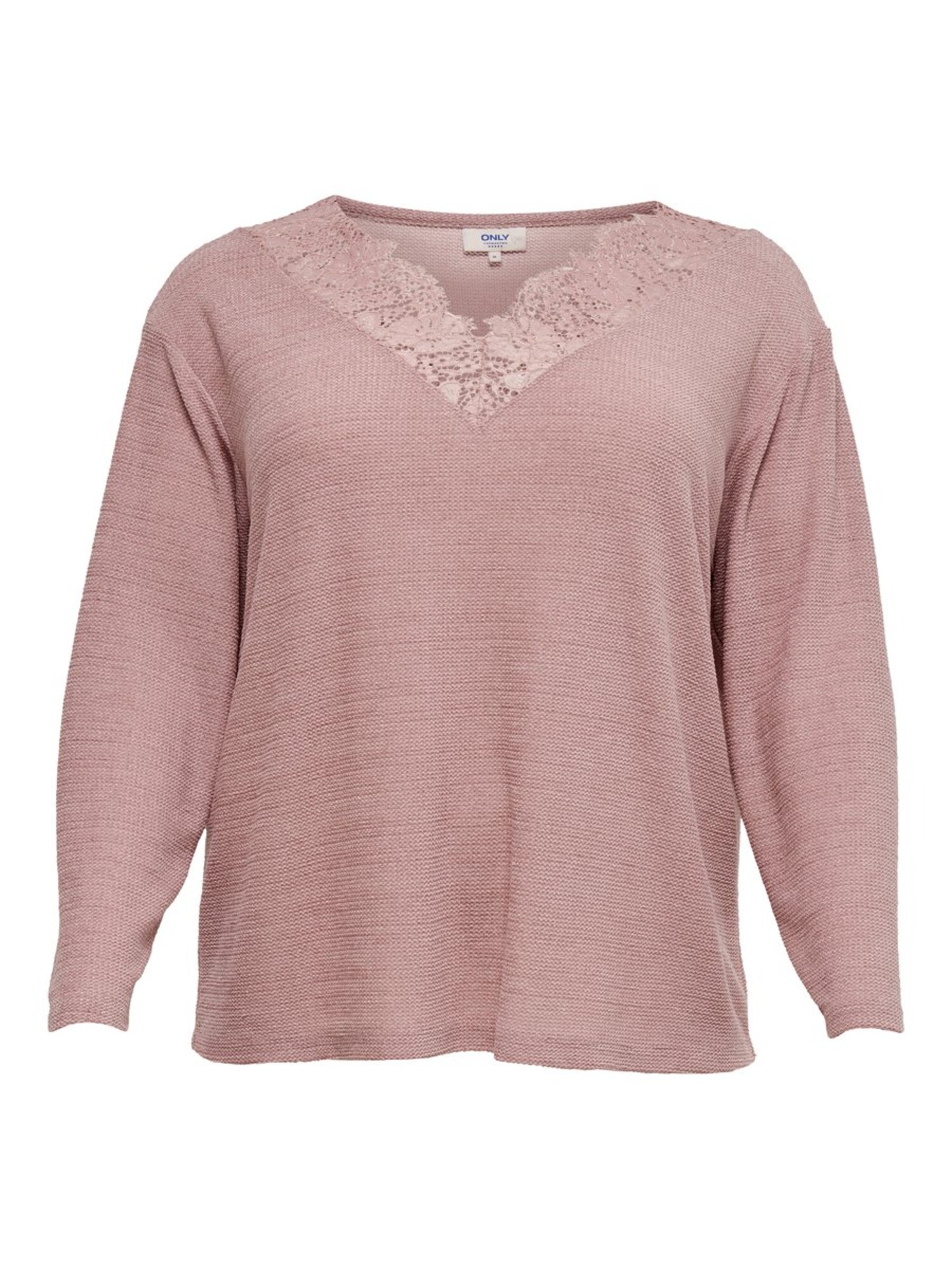 Only Carmakoma Dames Shirt Lichtroze only carmakoma kopen in de aanbieding