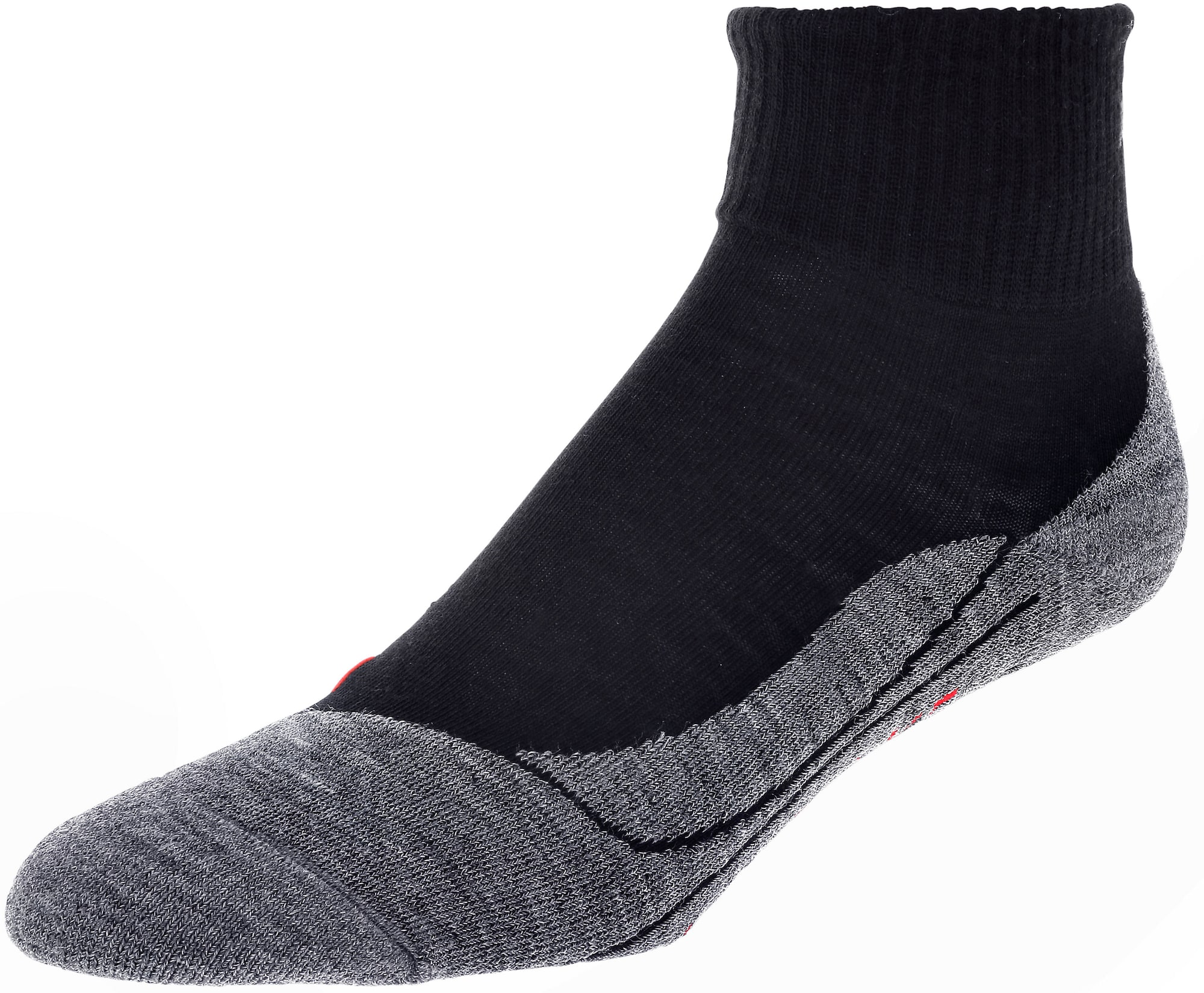 FALKE Șosete sport gri închis / negru