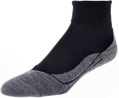 FALKE Calcetines deportivos  gris oscuro / negro