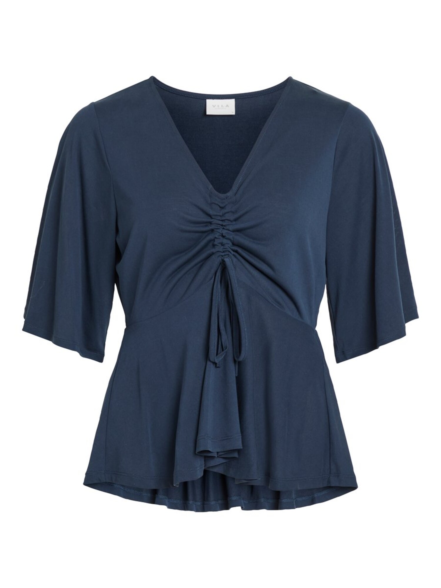 Vila Dames Blouse Navy vila kopen in de aanbieding