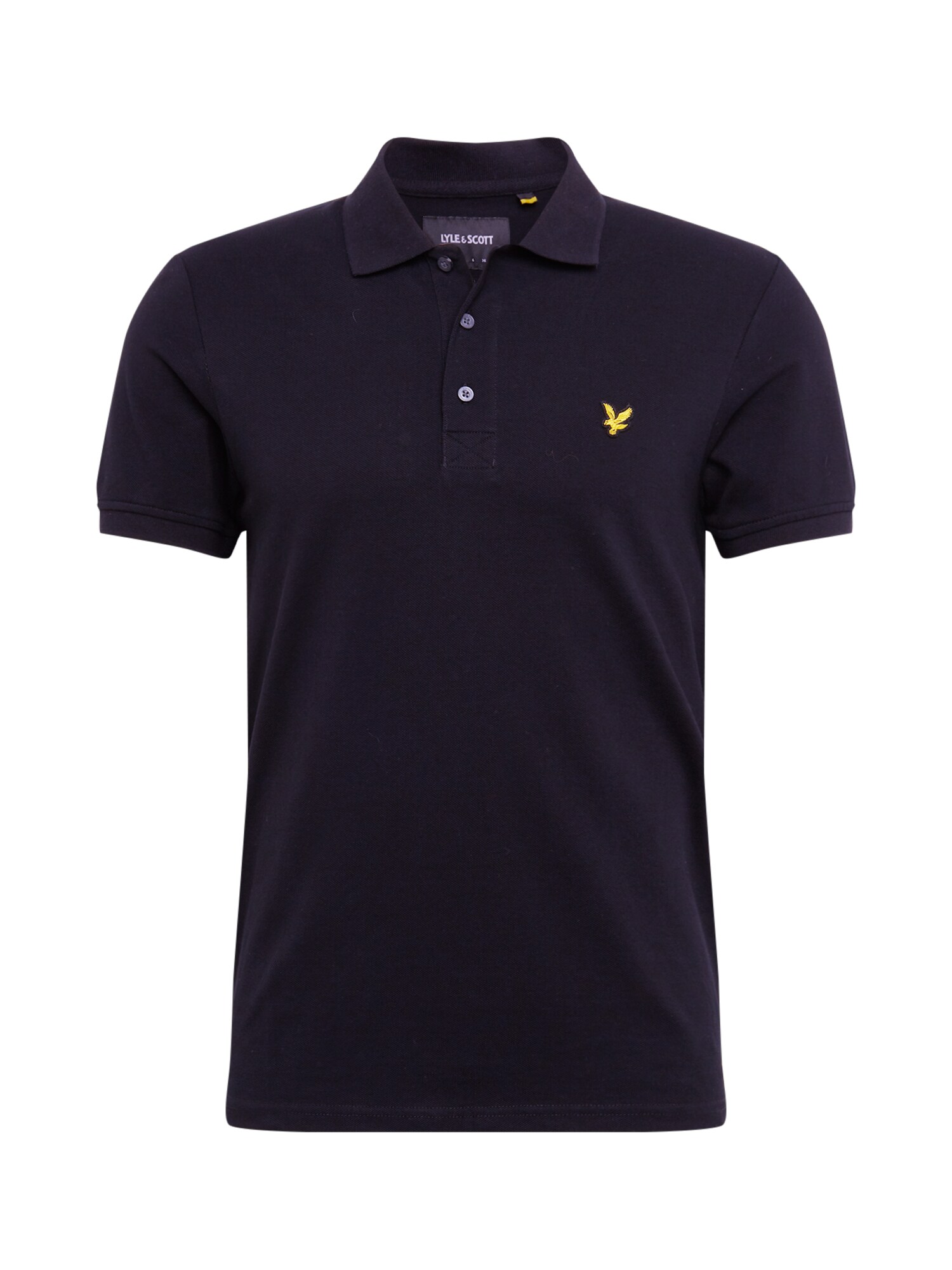 Lyle & Scott Marškinėliai  juoda / geltona