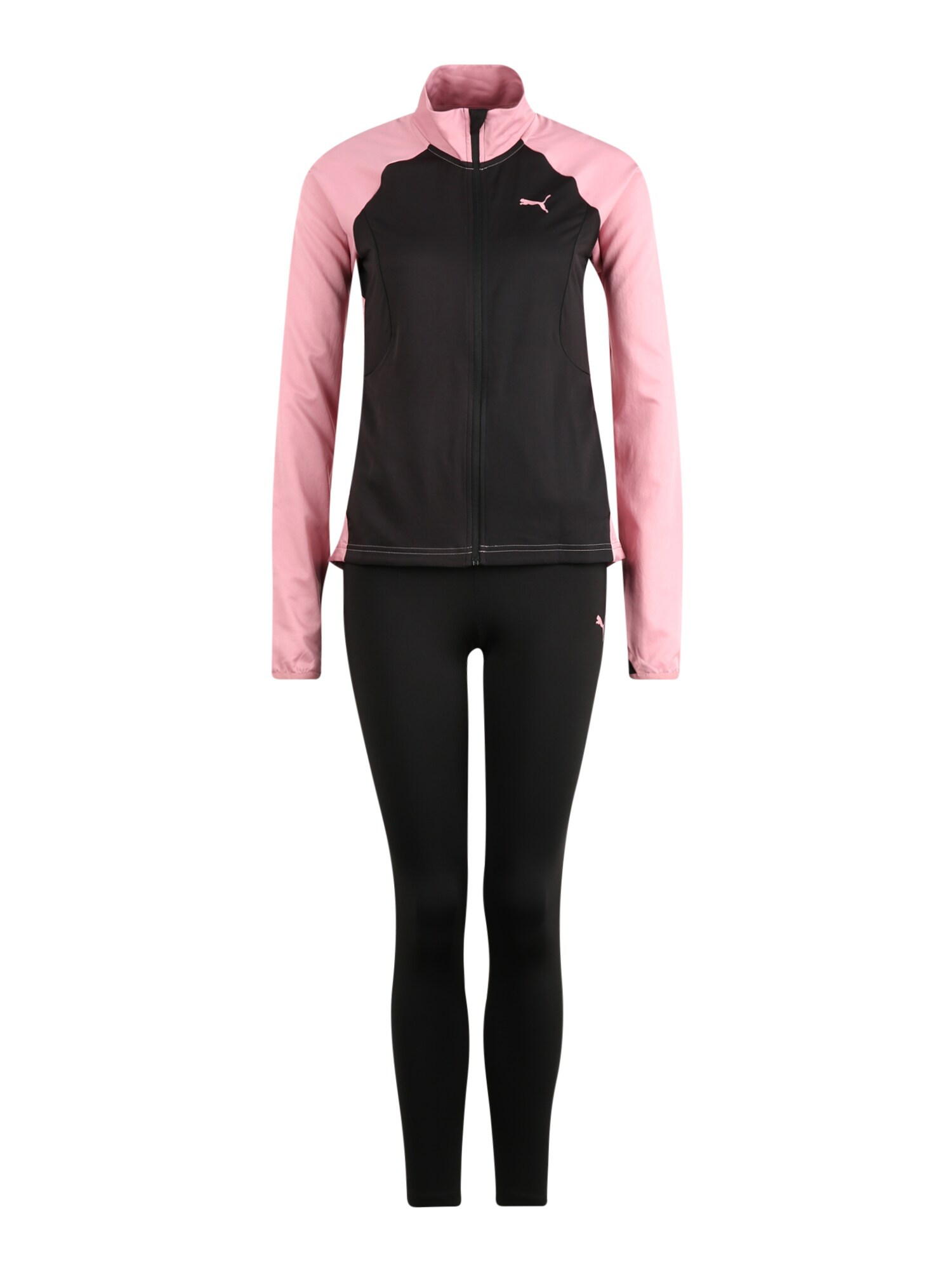 PUMA Sportinis kostiumas  rožių spalva / juoda