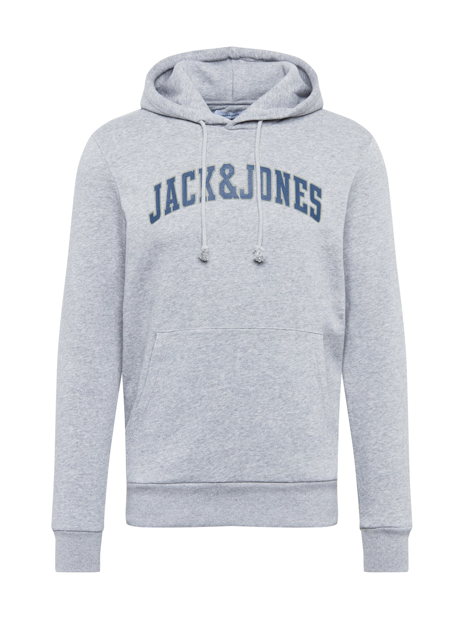 JACK & JONES Megztinis be užsegimo 'ROSSING'  šviesiai pilka / mėlyna