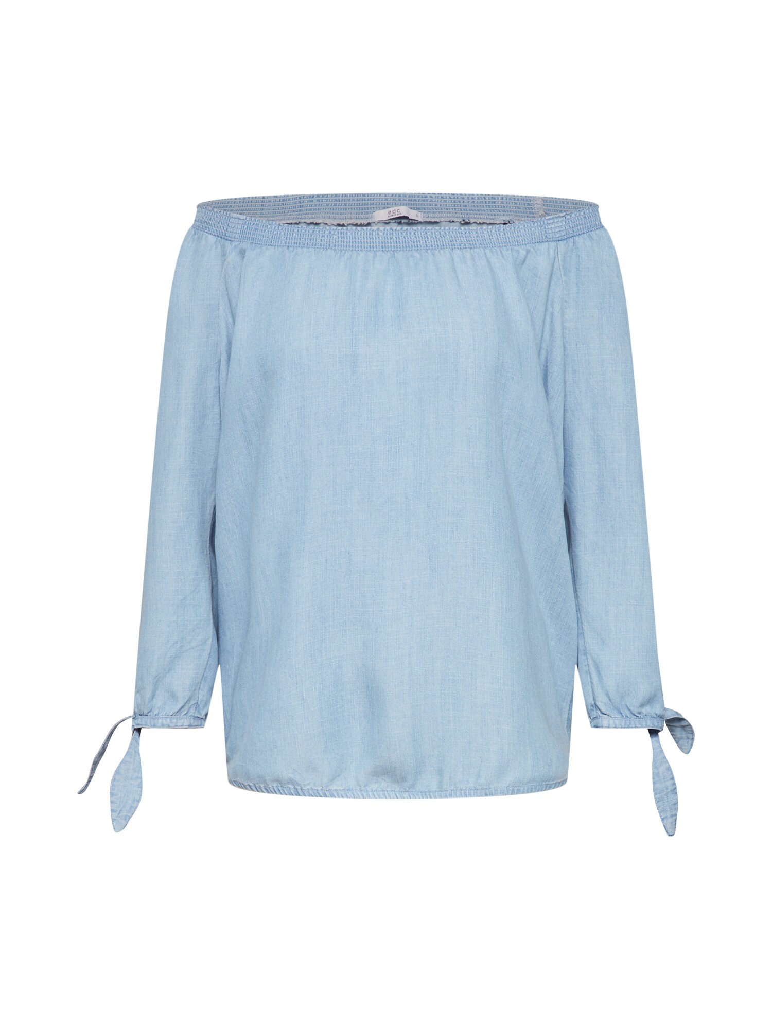 Edc By Esprit Dames Blouse W Carbl Blauw Denim Lichtblauw edc by esprit kopen in de aanbieding