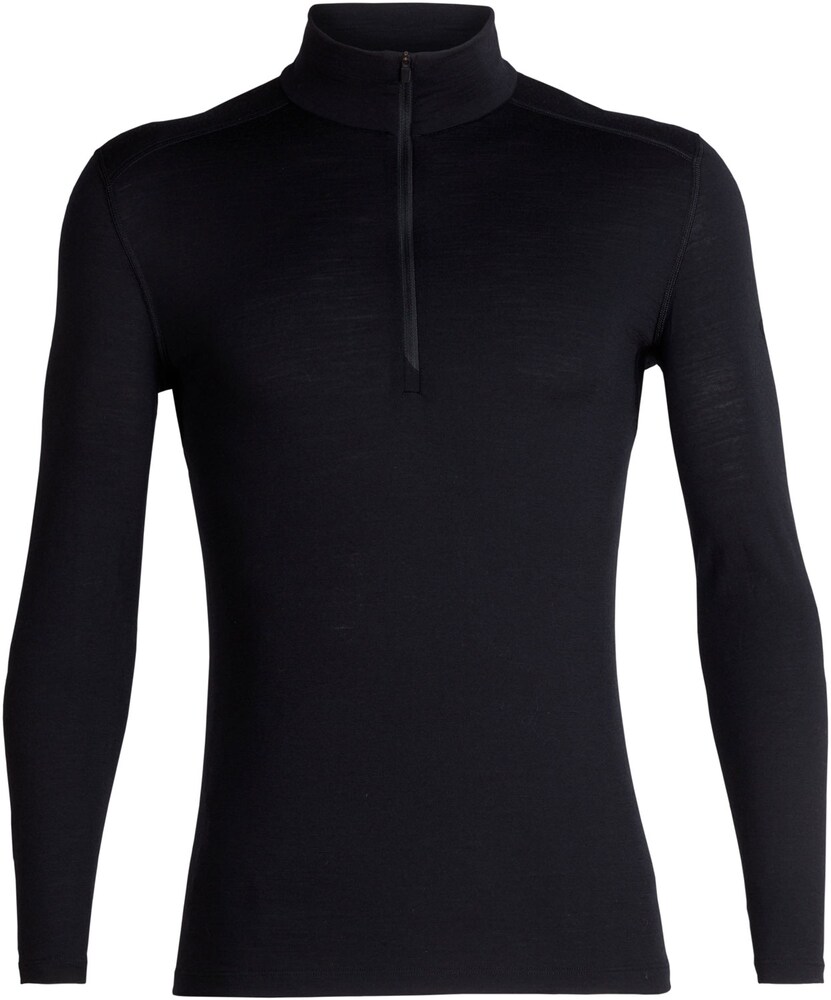 ICEBREAKER Base Layer '200 Oasis Zip' Herren Größe S schwarz