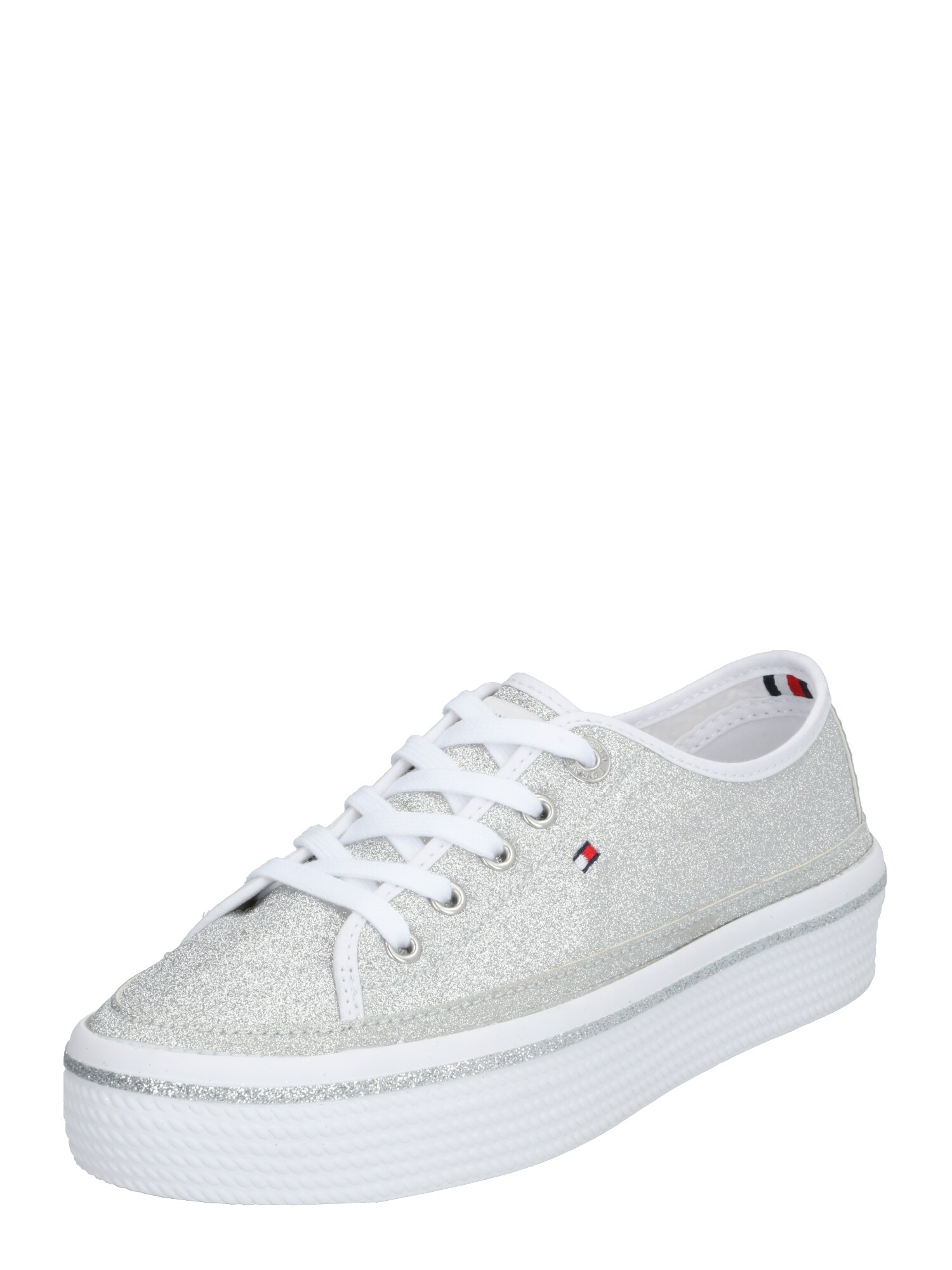 TOMMY HILFIGER Sportbačiai be auliuko  sidabrinė