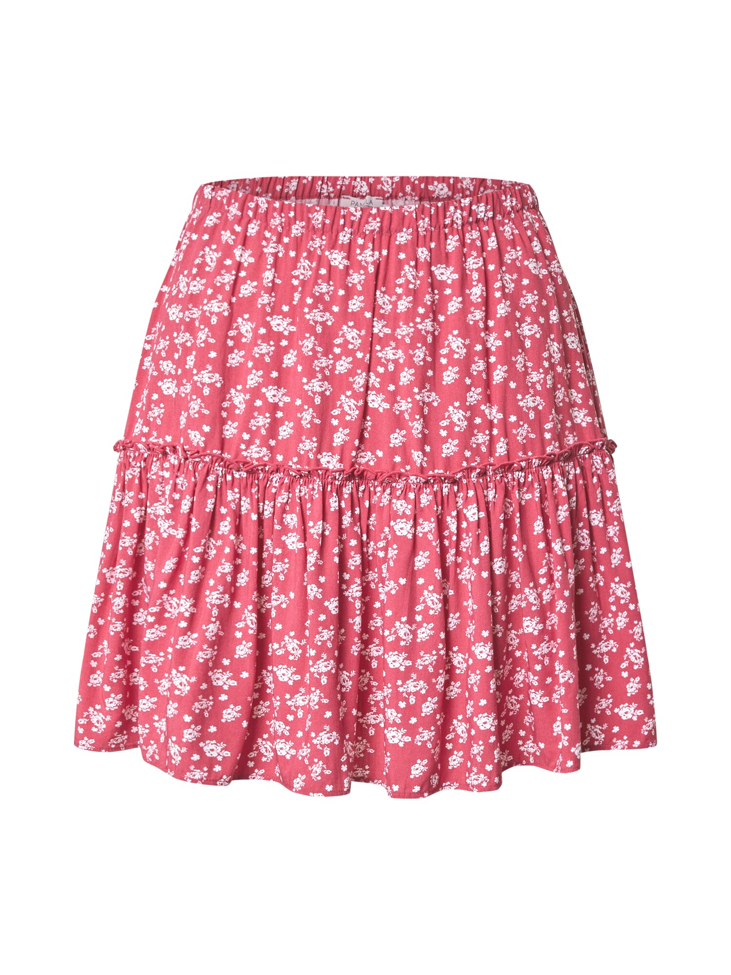 NA-KD Sijonas 'Frill'  balta / rožinė