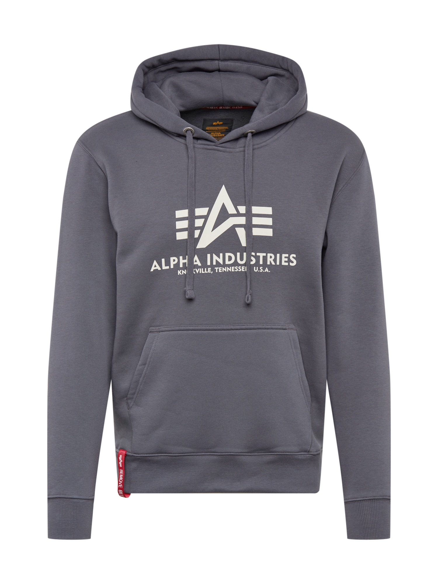 ALPHA INDUSTRIES Sveter  tmavosivá / biela