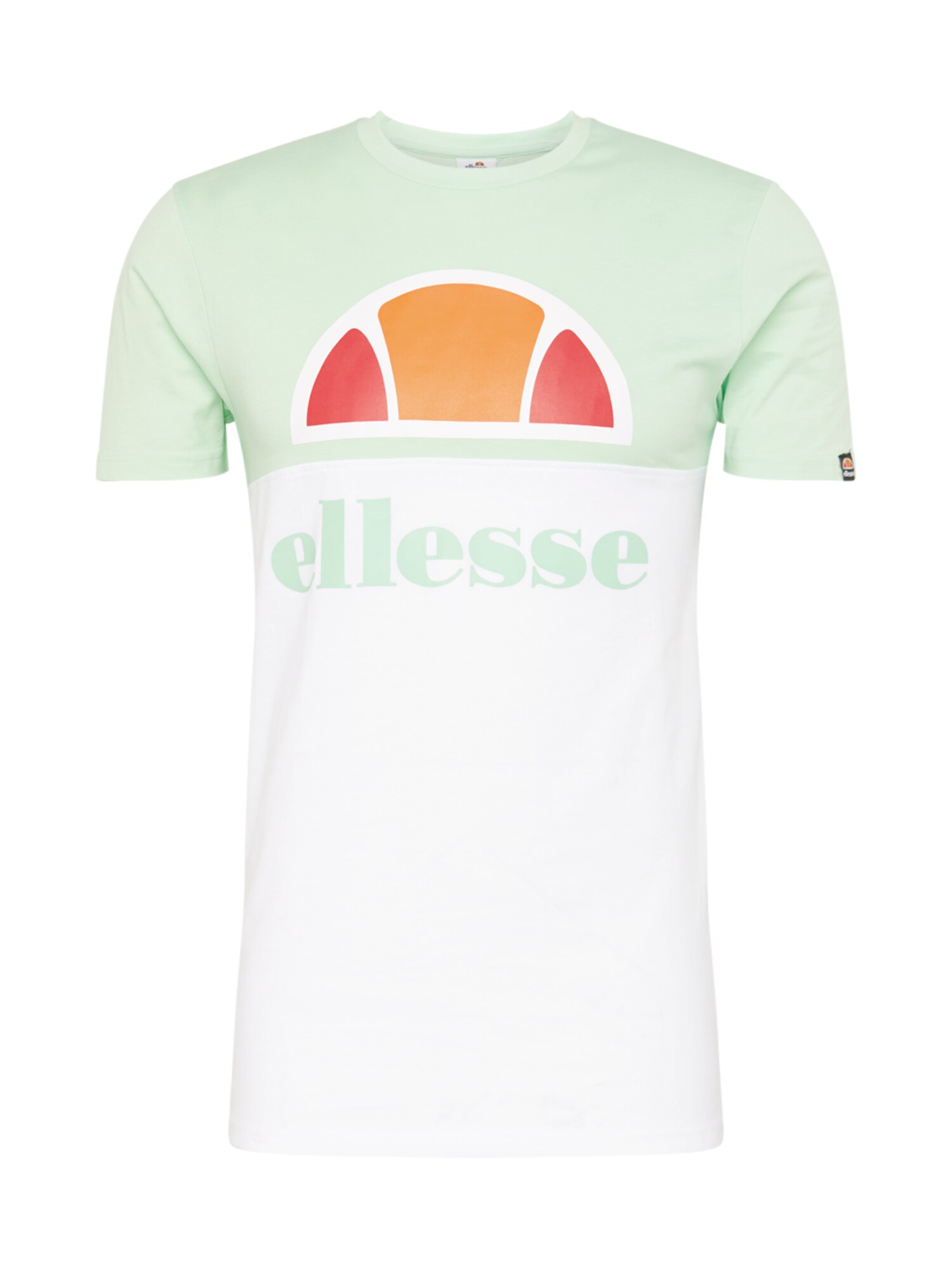 ELLESSE Marškinėliai 'ARBATAX'  balta / mėtų spalva / oranžinė
