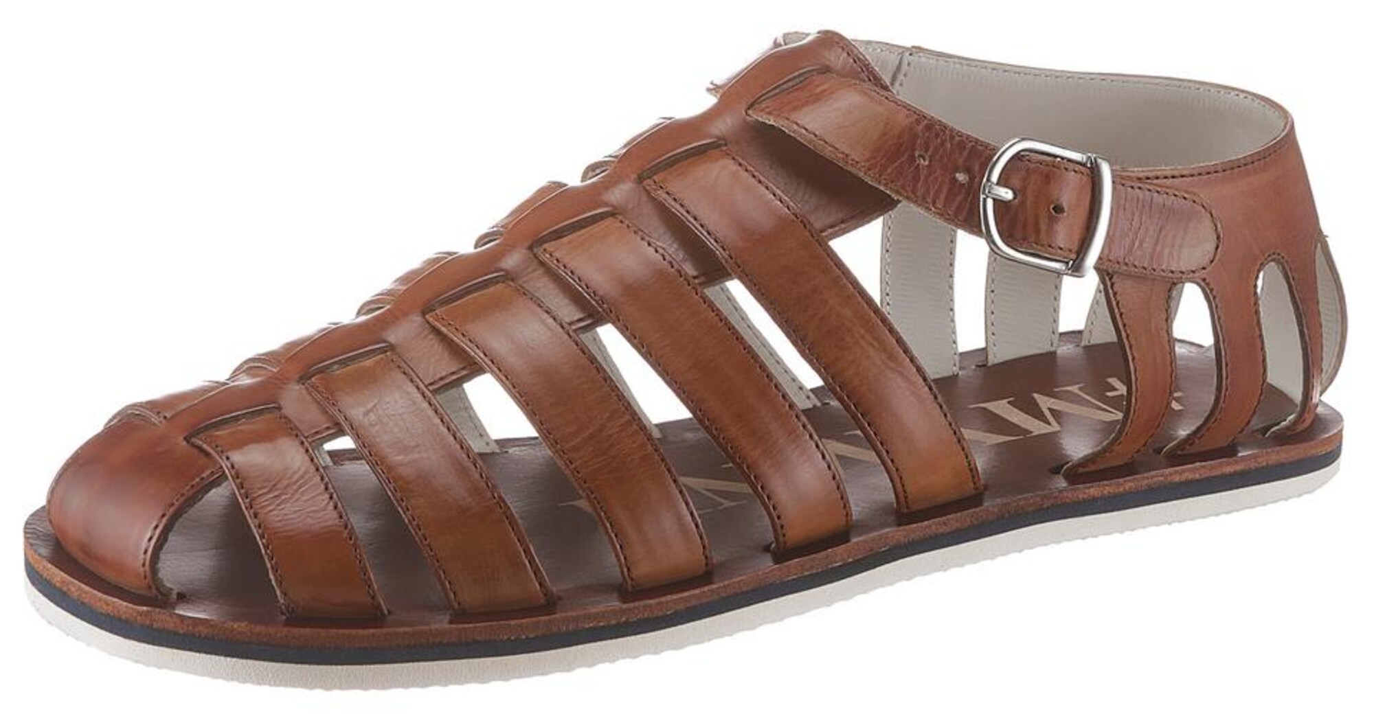 Melvin Hamilton Heren Sandalen Lichtbruin melvin hamilton kopen in de aanbieding