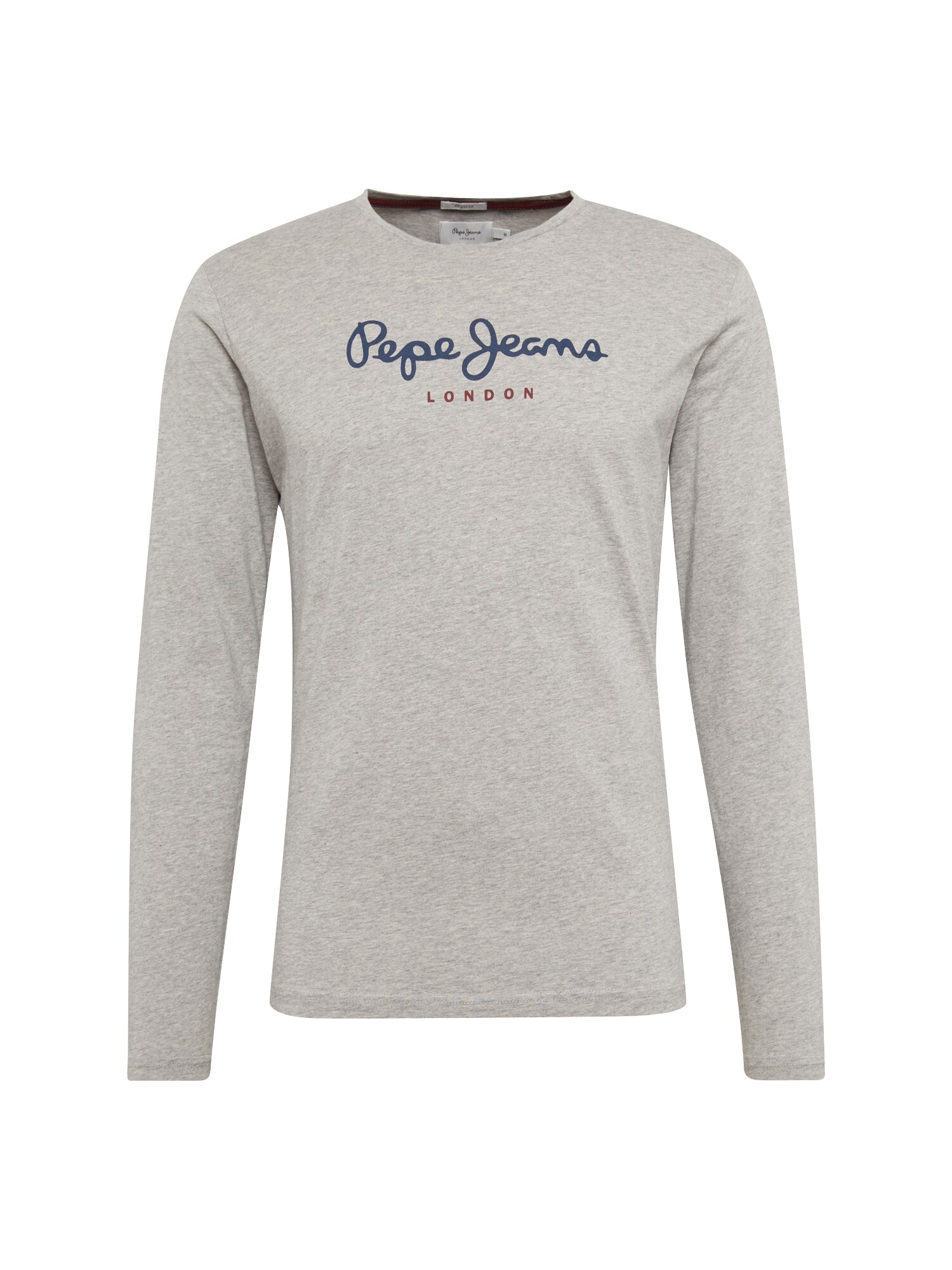 Pepe Jeans Marškinėliai 'EGGO LONG'  tamsiai mėlyna / pilka