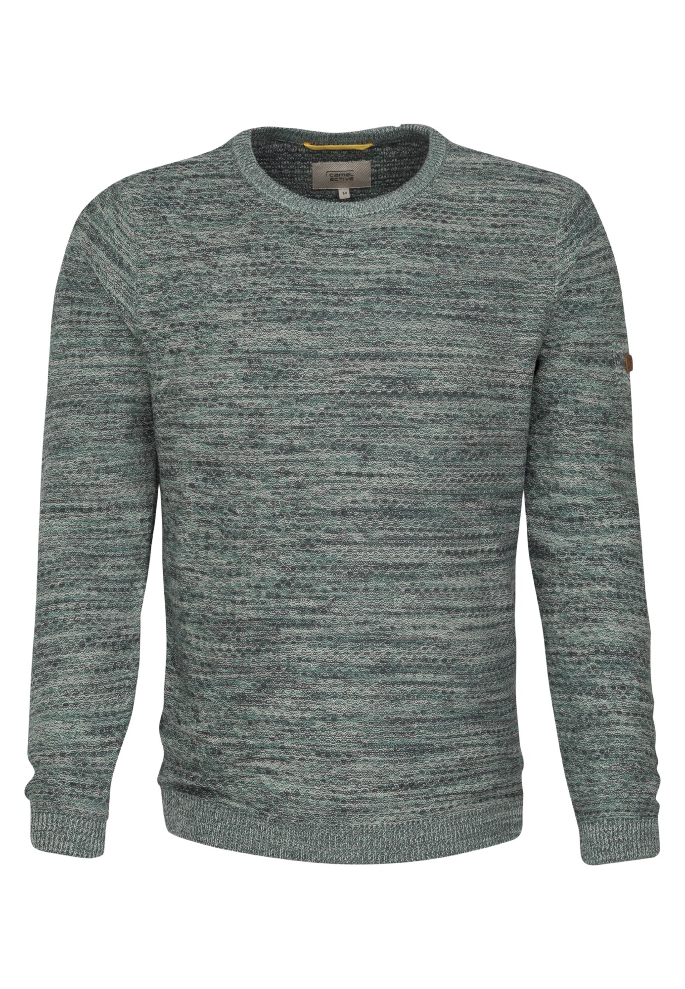 Camel Active Heren Trui Pastelgroen Donkergroen camel active kopen in de aanbieding