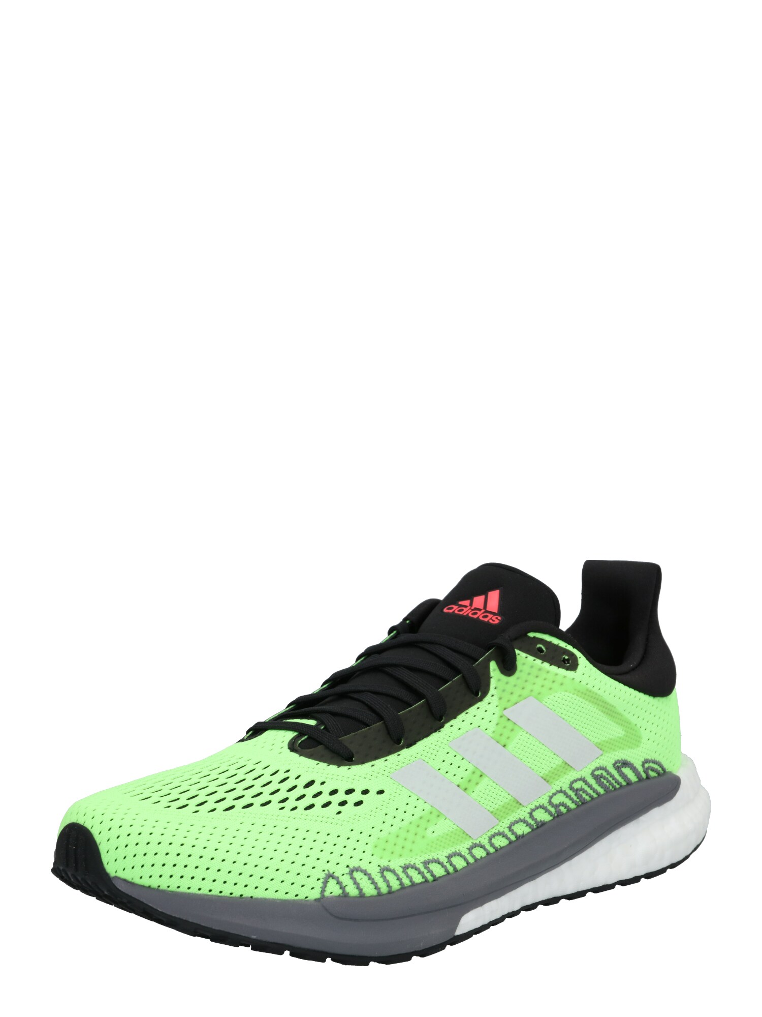 ADIDAS PERFORMANCE Bėgimo batai  pilka / neoninė žalia / juoda