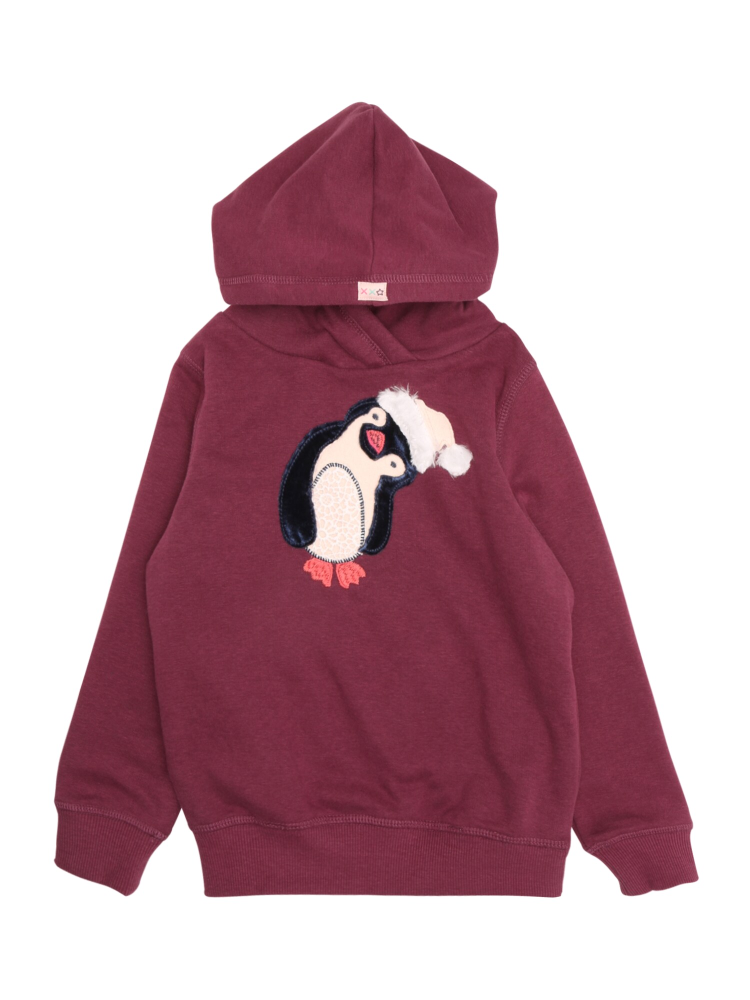Review For Kids Meisjes Sweatshirt Kg 19 S103 Koraal Wijnrood Zwart Wit review for kids kopen in de aanbieding